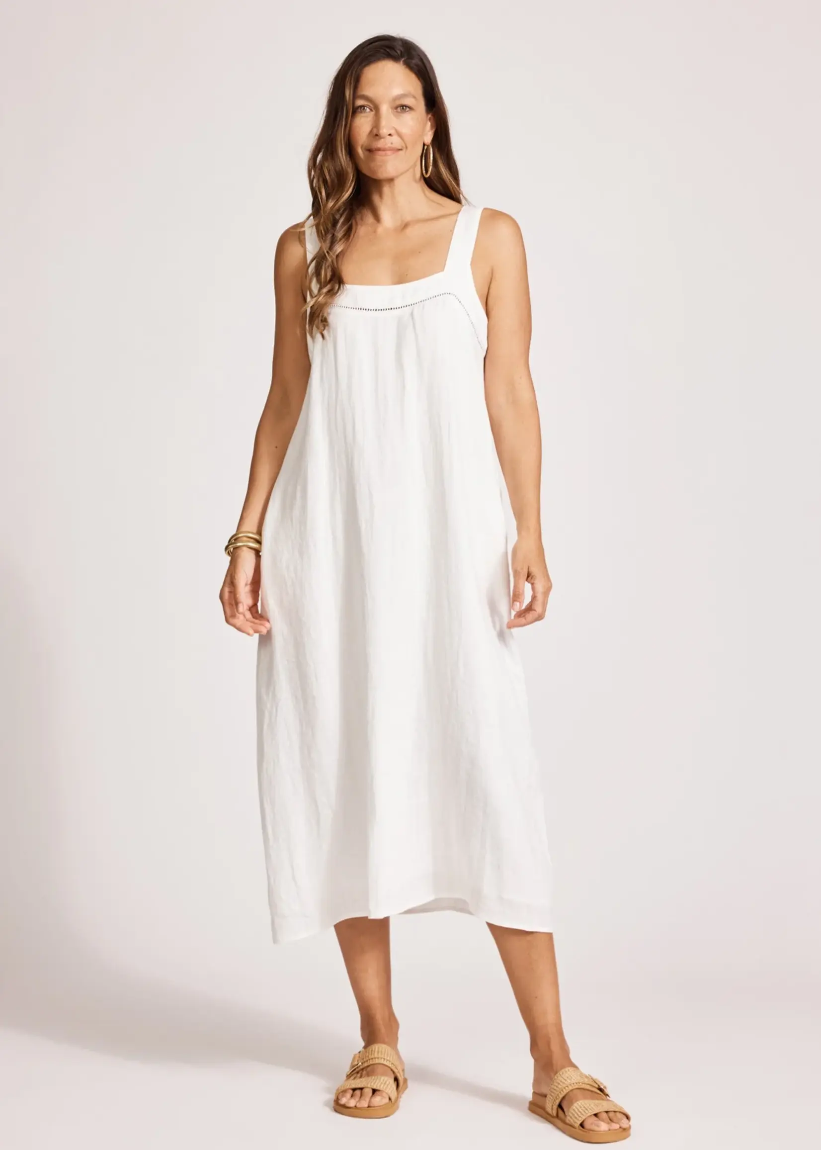 EB & Ive Miramar Tank Maxi Dress - White