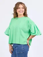 Anna Short Sleeve Top - Spring Green