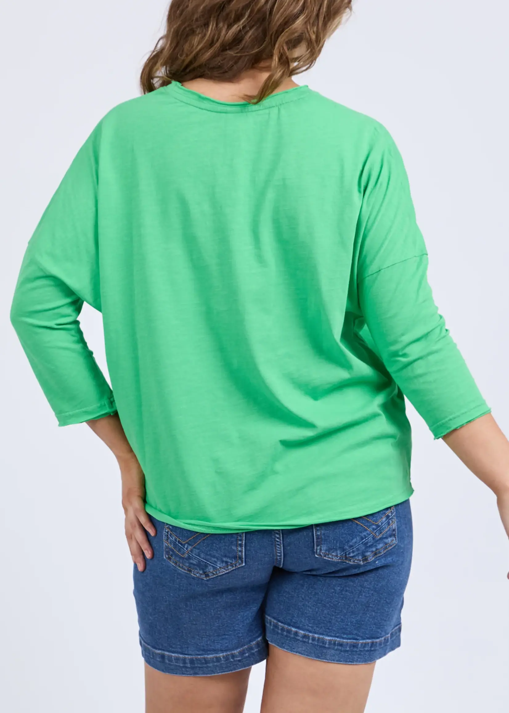 Anya L/S Tee - Spring Green