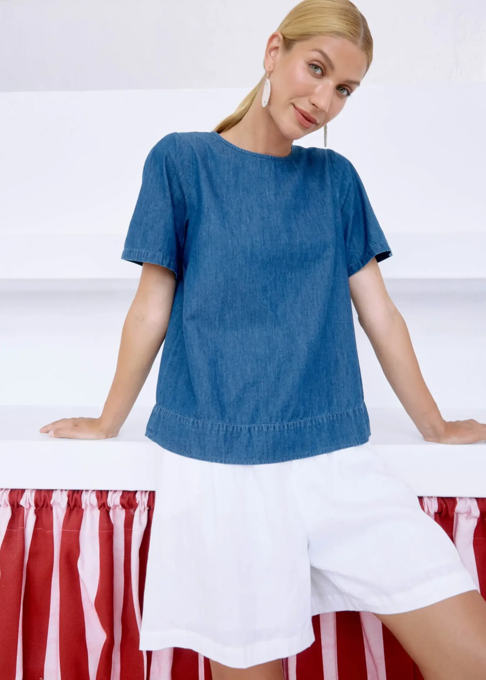 EB & Ive Miramar Short - White