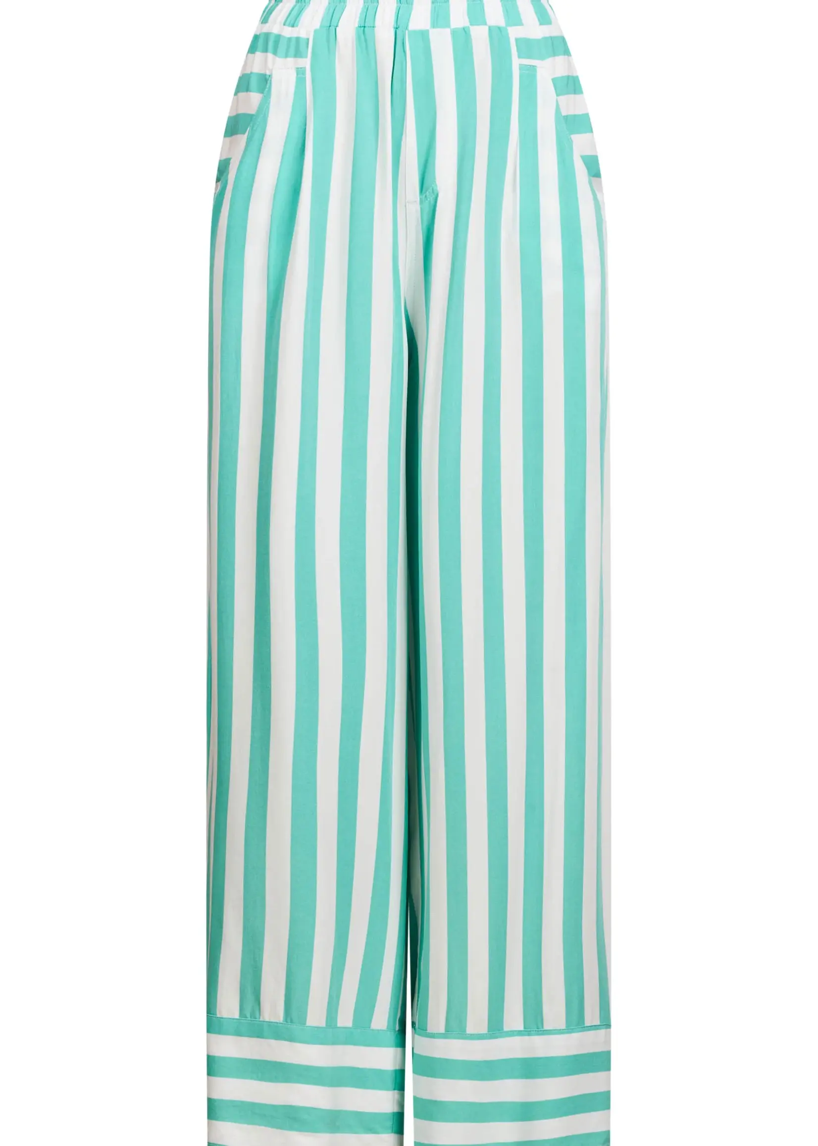 EB & Ive Treville Stripe Pant - Aqua