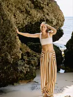 EB & Ive Treville Stripe Pant - Caramel