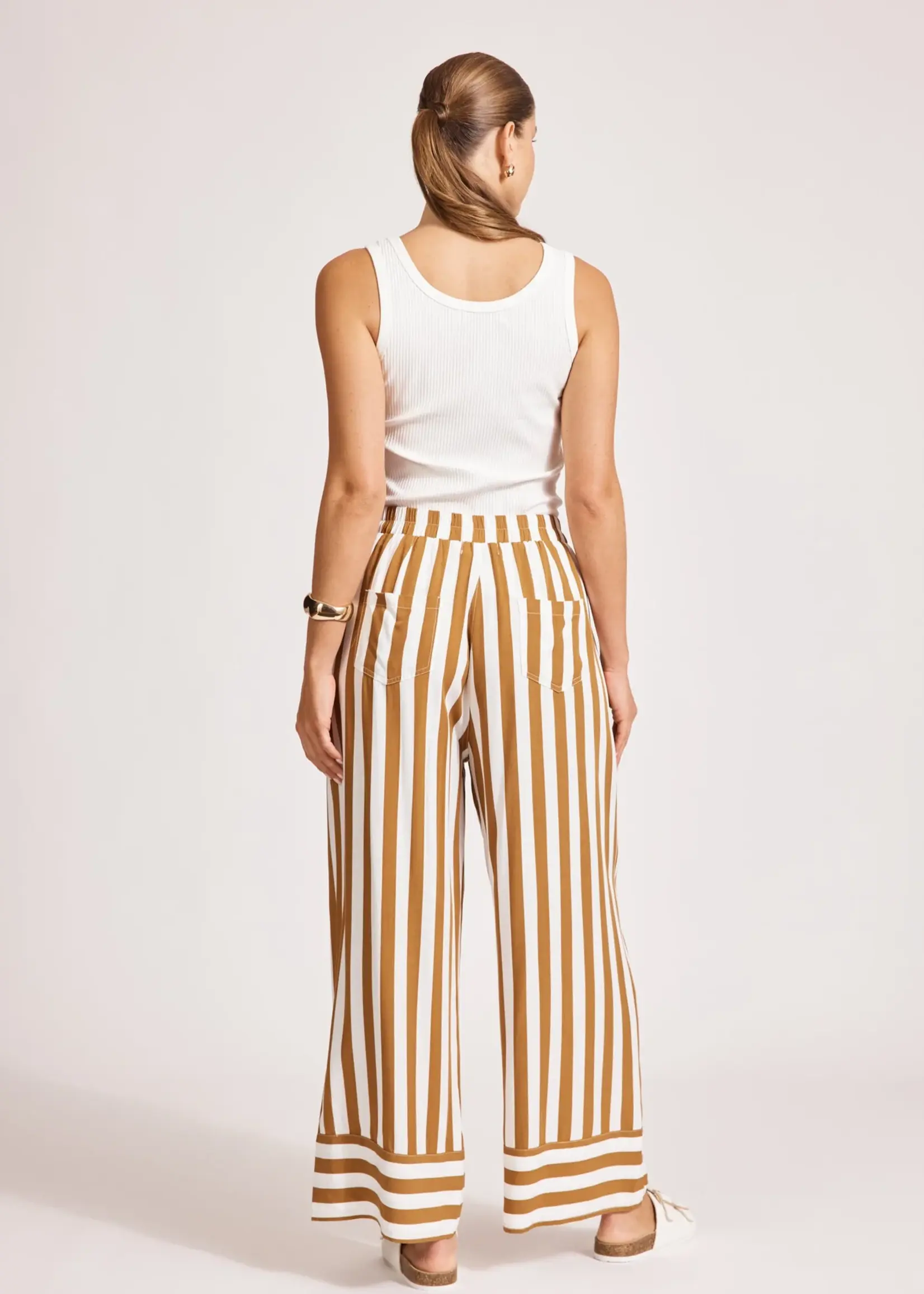 EB & Ive Treville Stripe Pant - Caramel