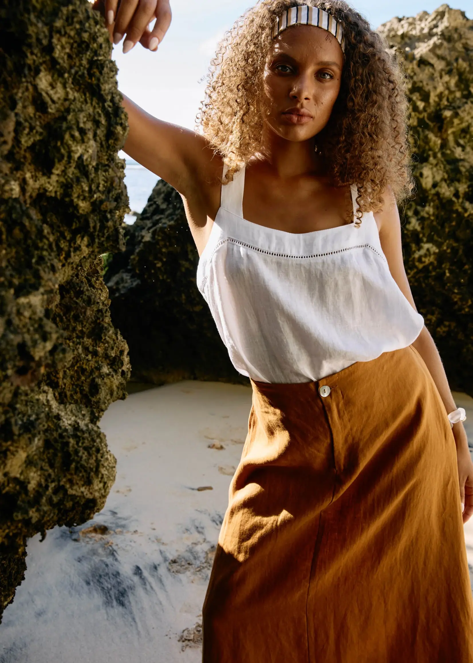 EB & Ive Miramar Tank - White