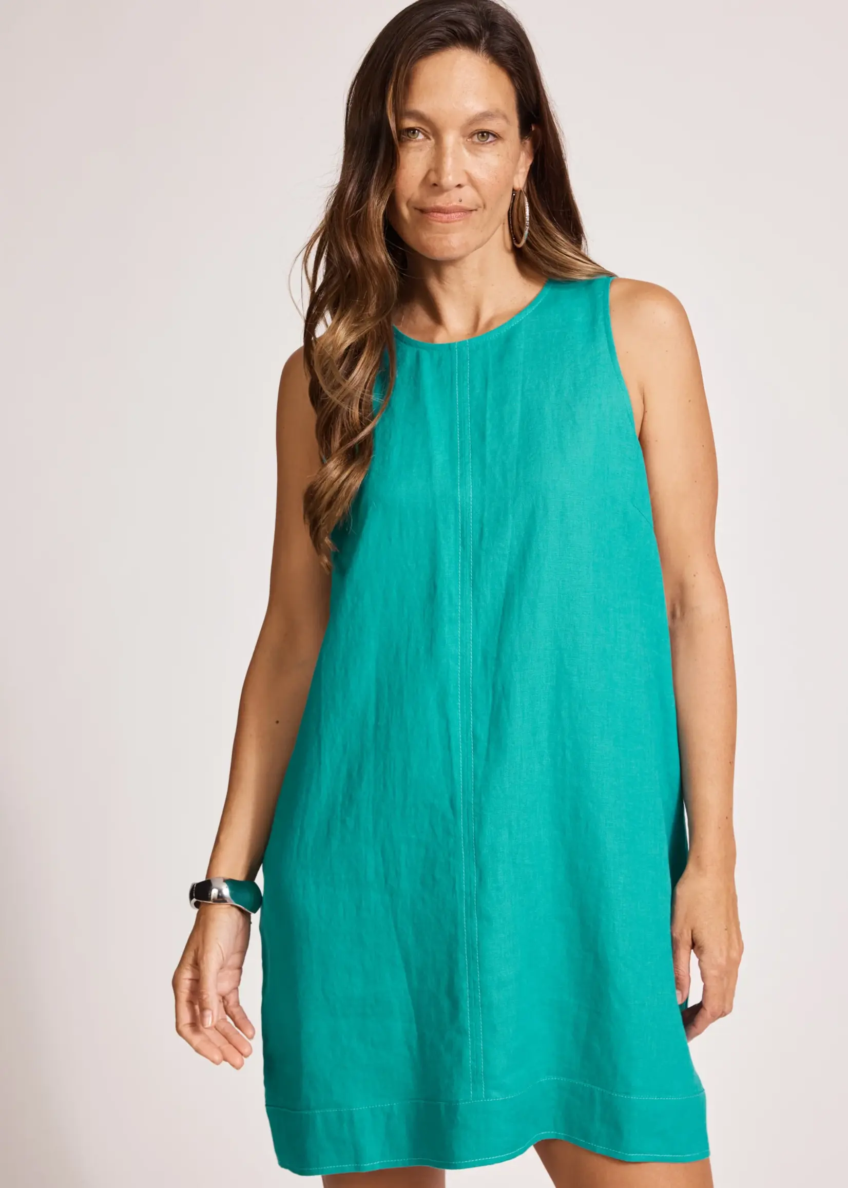 EB & Ive Miramar Tank Dress - Lagoon