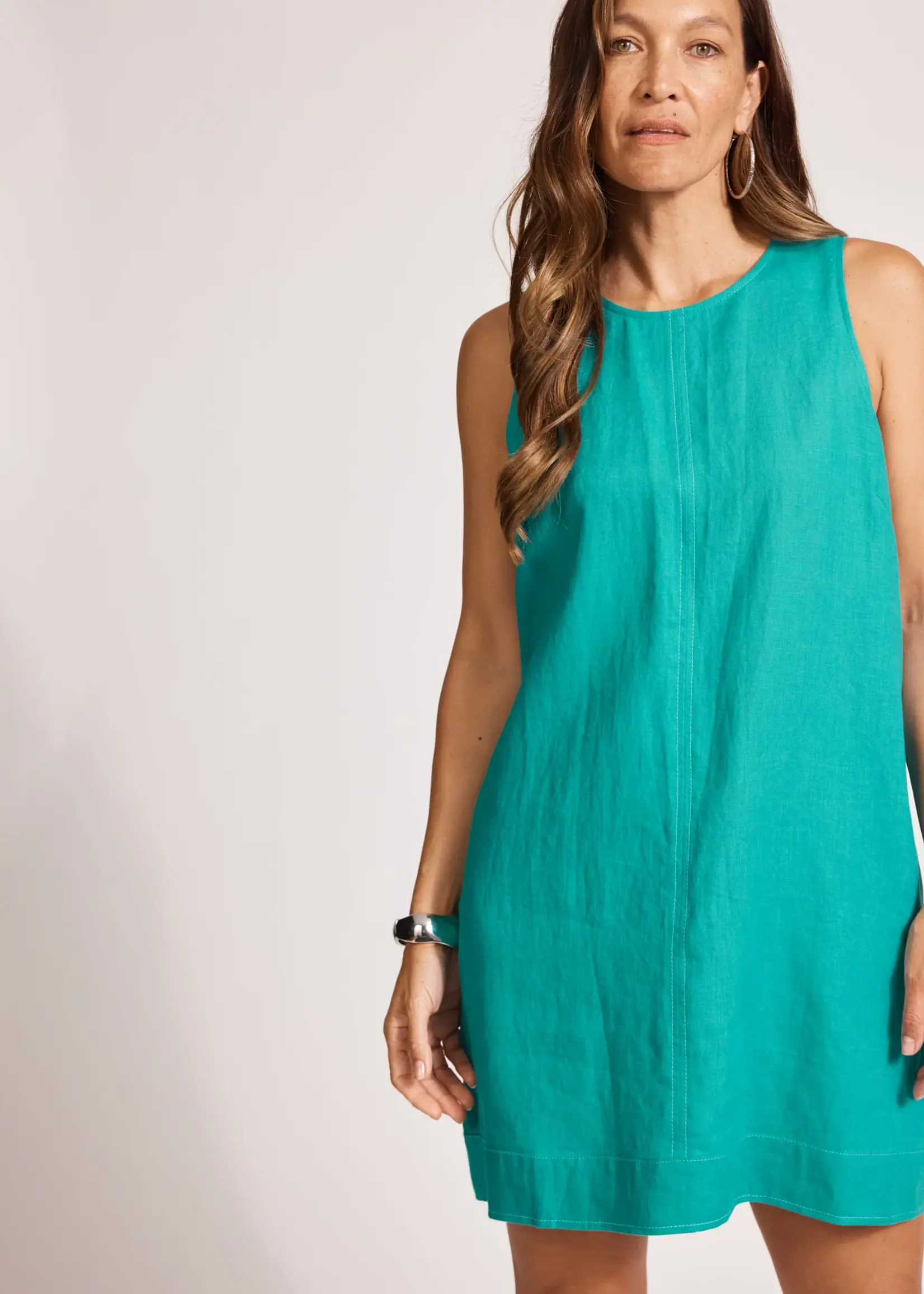 EB & Ive Miramar Tank Dress - Lagoon