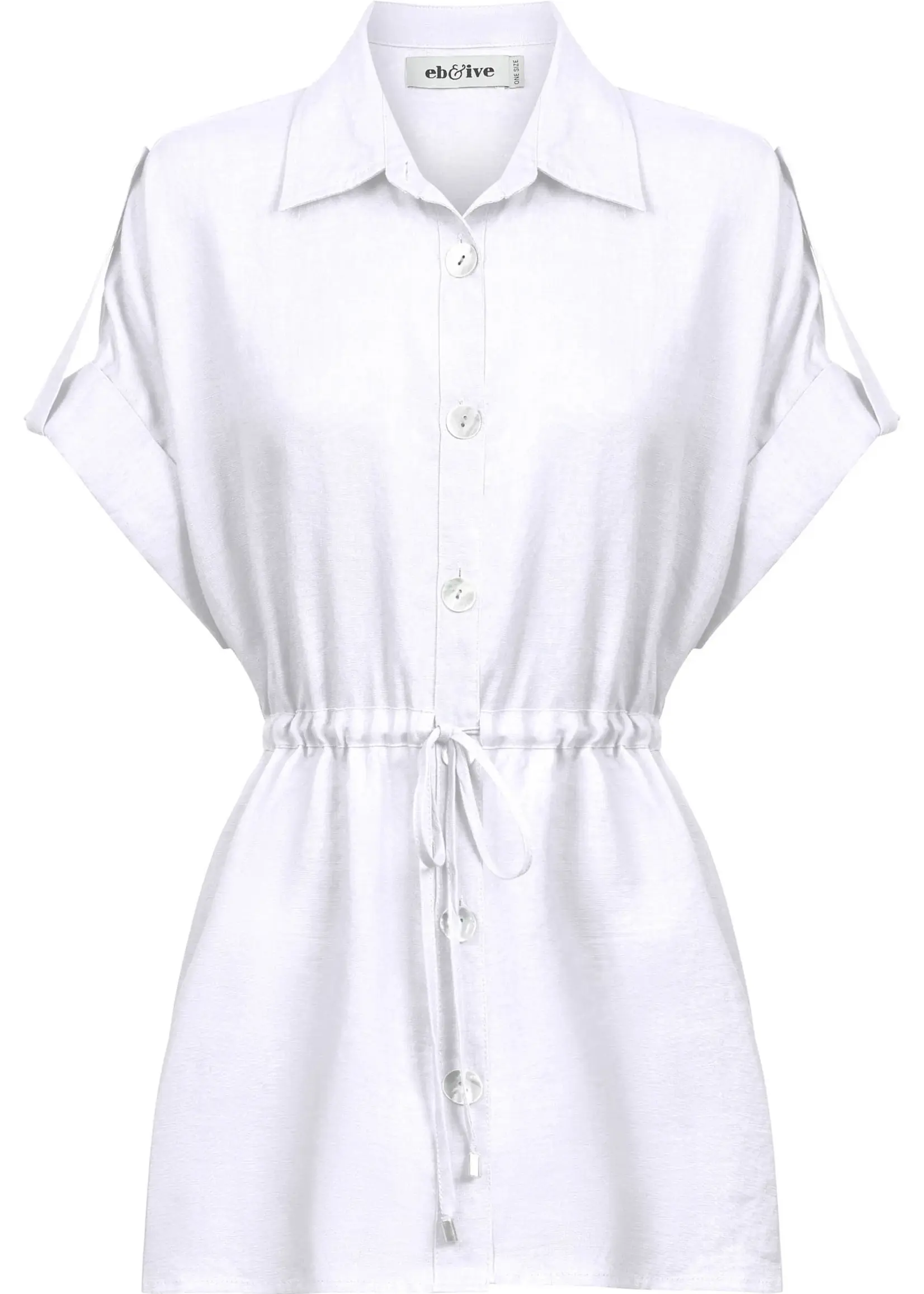 EB & Ive Miramar Tie Shirt - White
