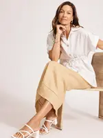 EB & Ive Miramar Tie Shirt - White