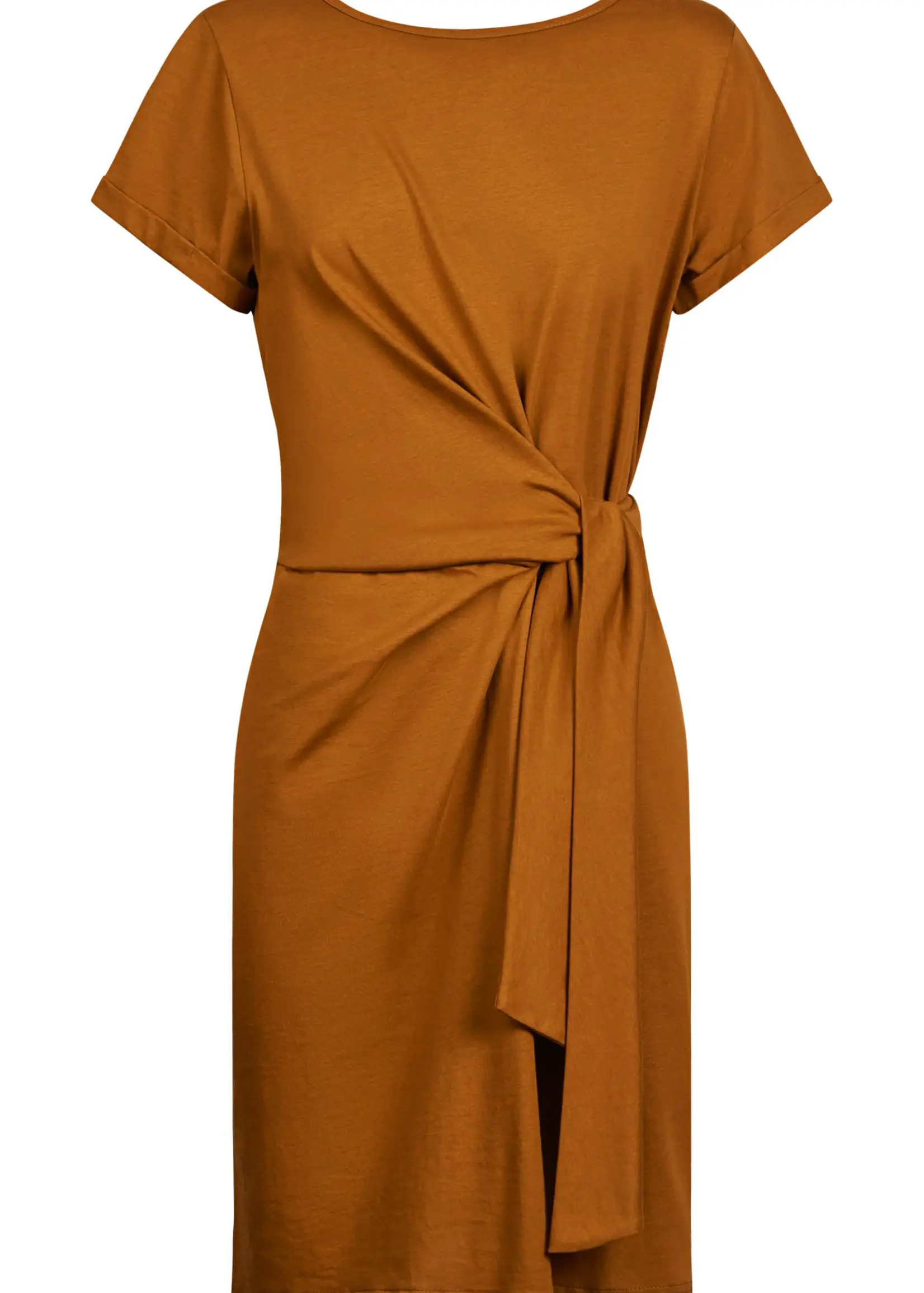 EB & Ive Francia Tie Dress - Caramel