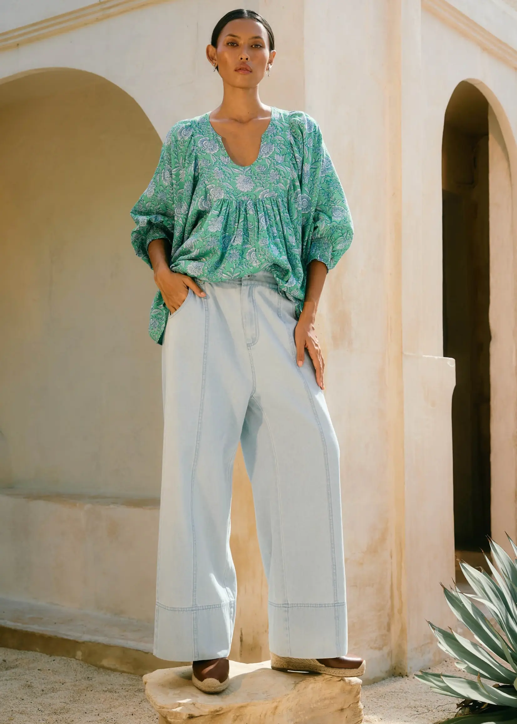 Isle of Mine Wilma Top - Green