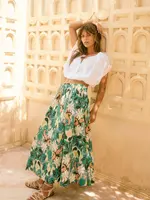 Isle of Mine Aurora Maxi Skirt - Paisley