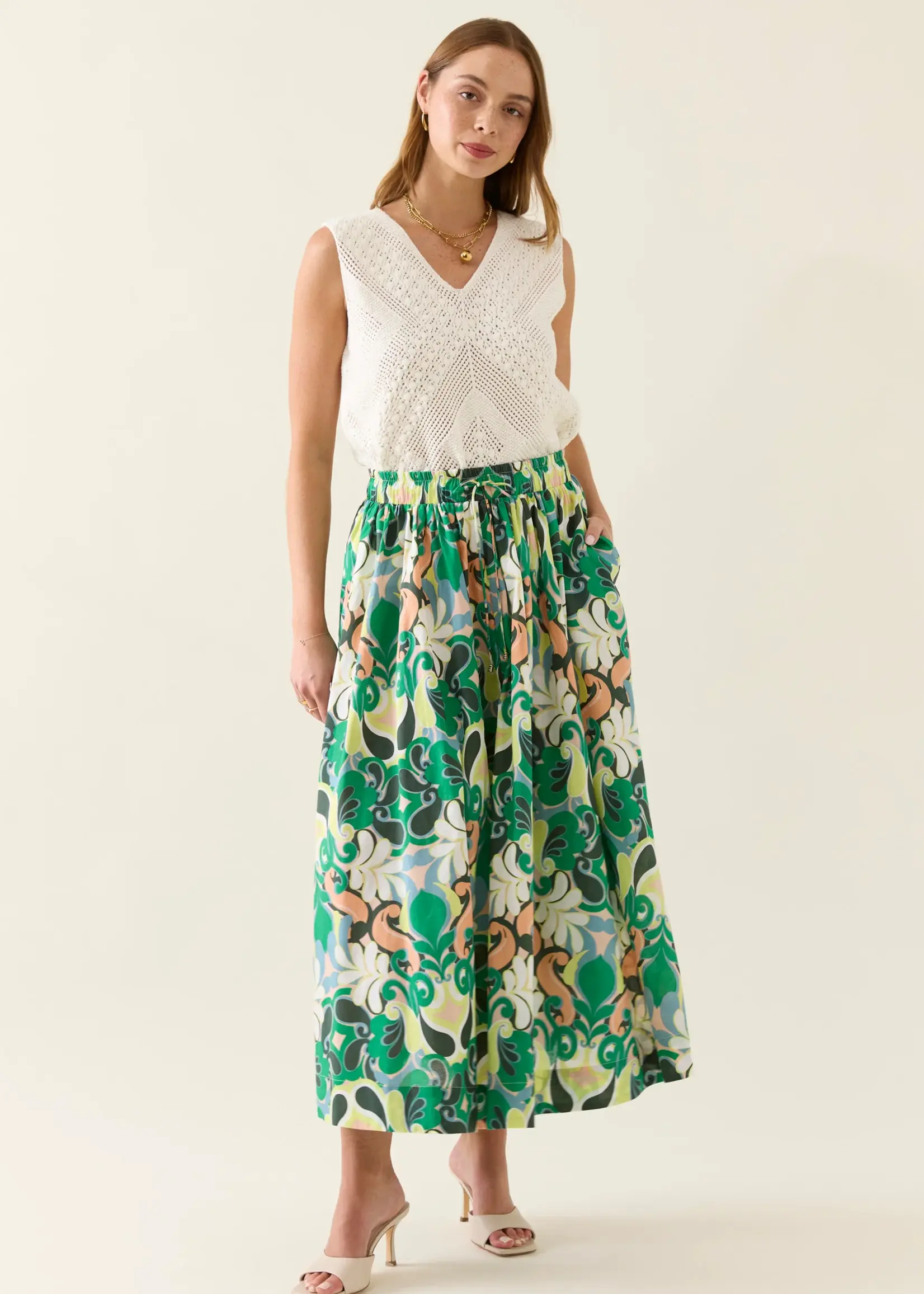 Isle of Mine Aurora Maxi Skirt - Paisley