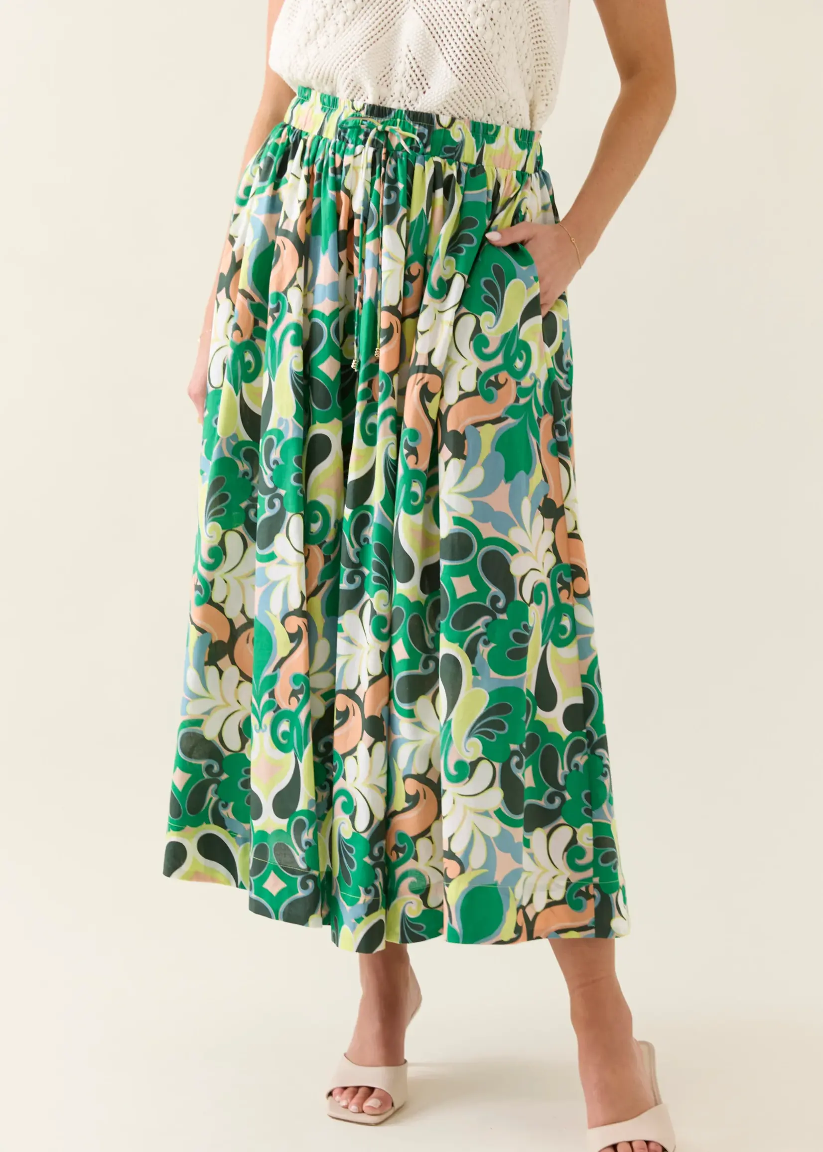 Isle of Mine Aurora Maxi Skirt - Paisley