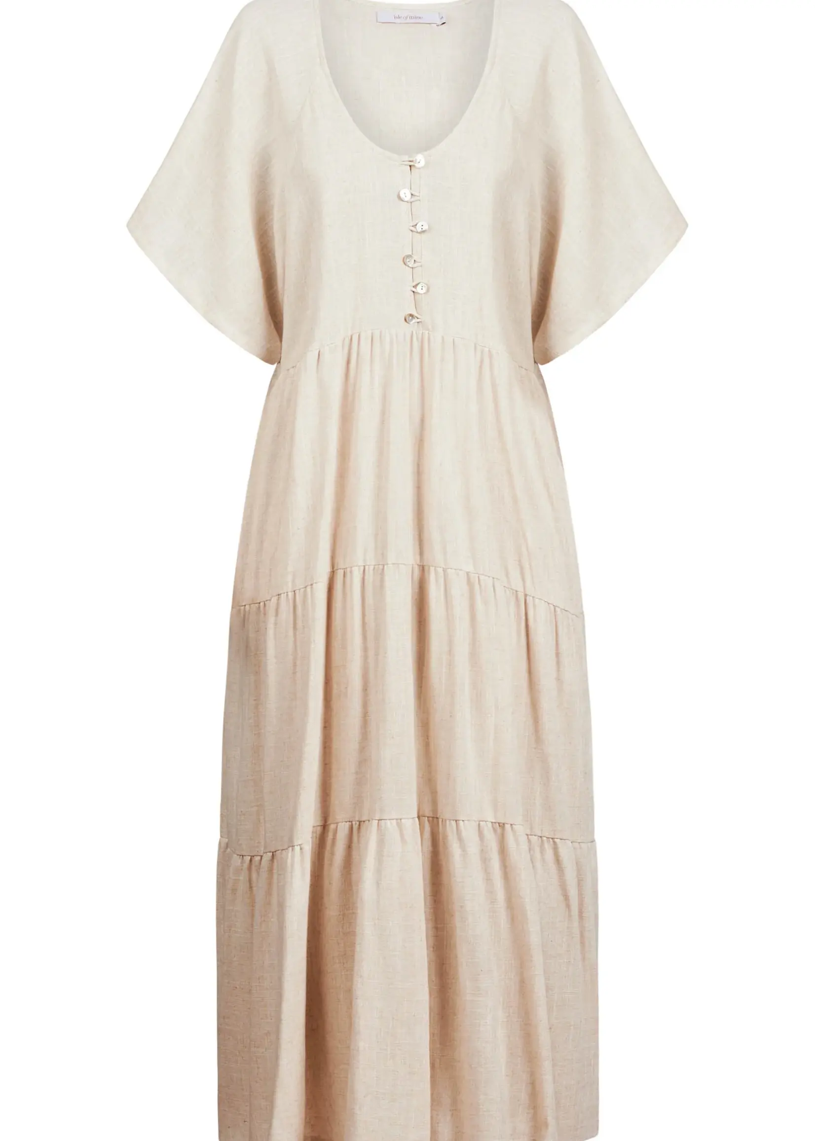 Isle of Mine Ingrid Tiered Maxi - Canvas