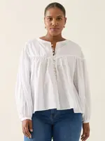 Isle of Mine Aurora Button Blouse - Lotus