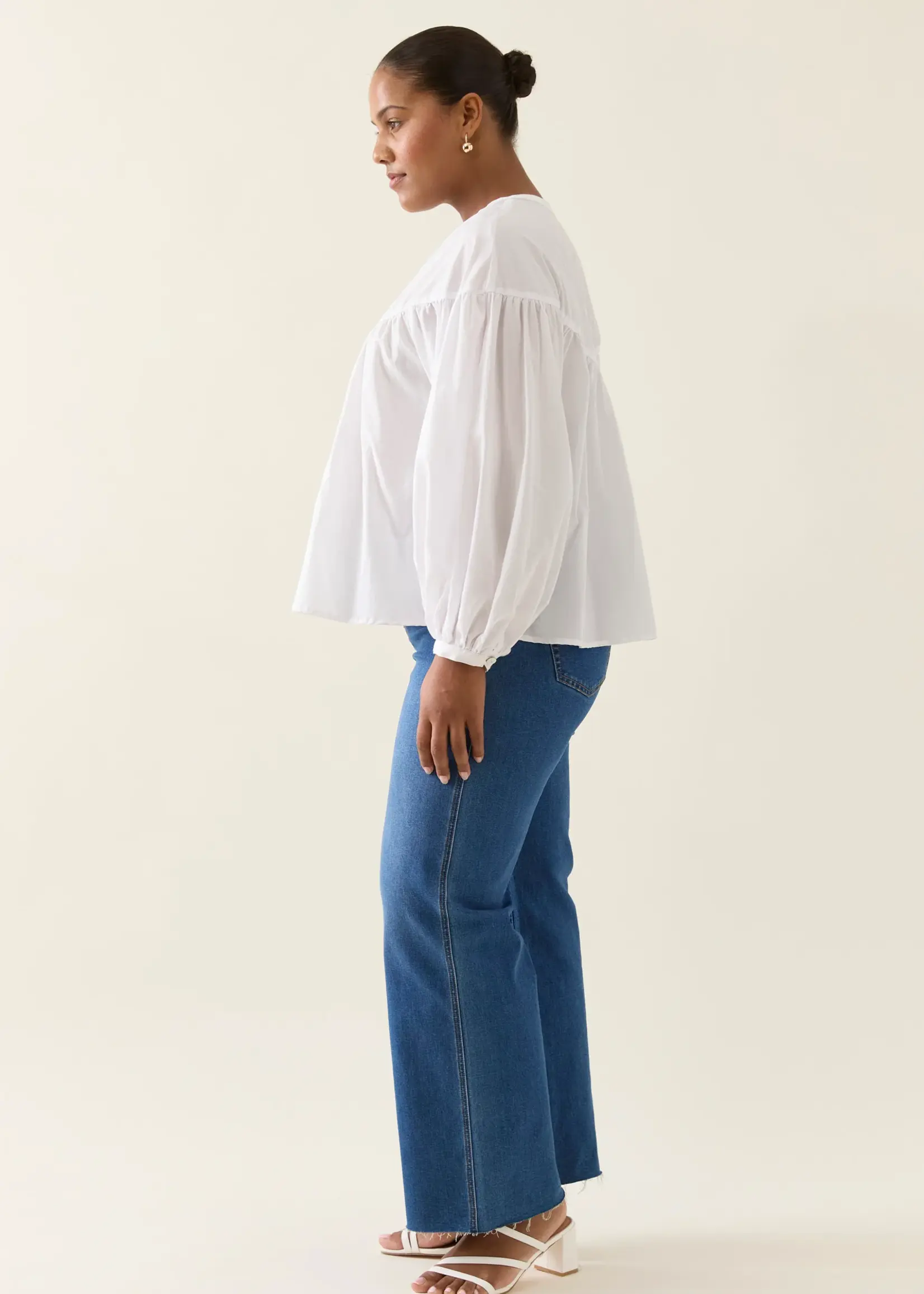 Isle of Mine Aurora Button Blouse - Lotus