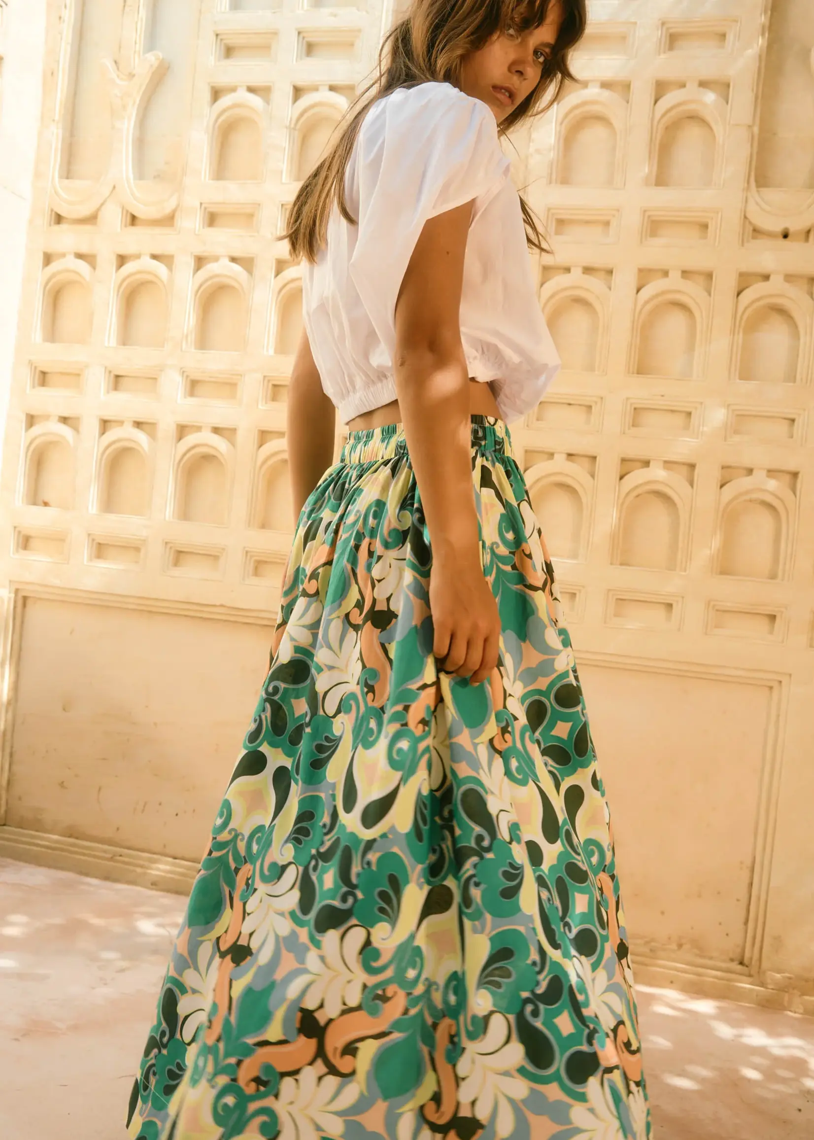 Isle of Mine Aurora Reversible Crop Top - Lotus