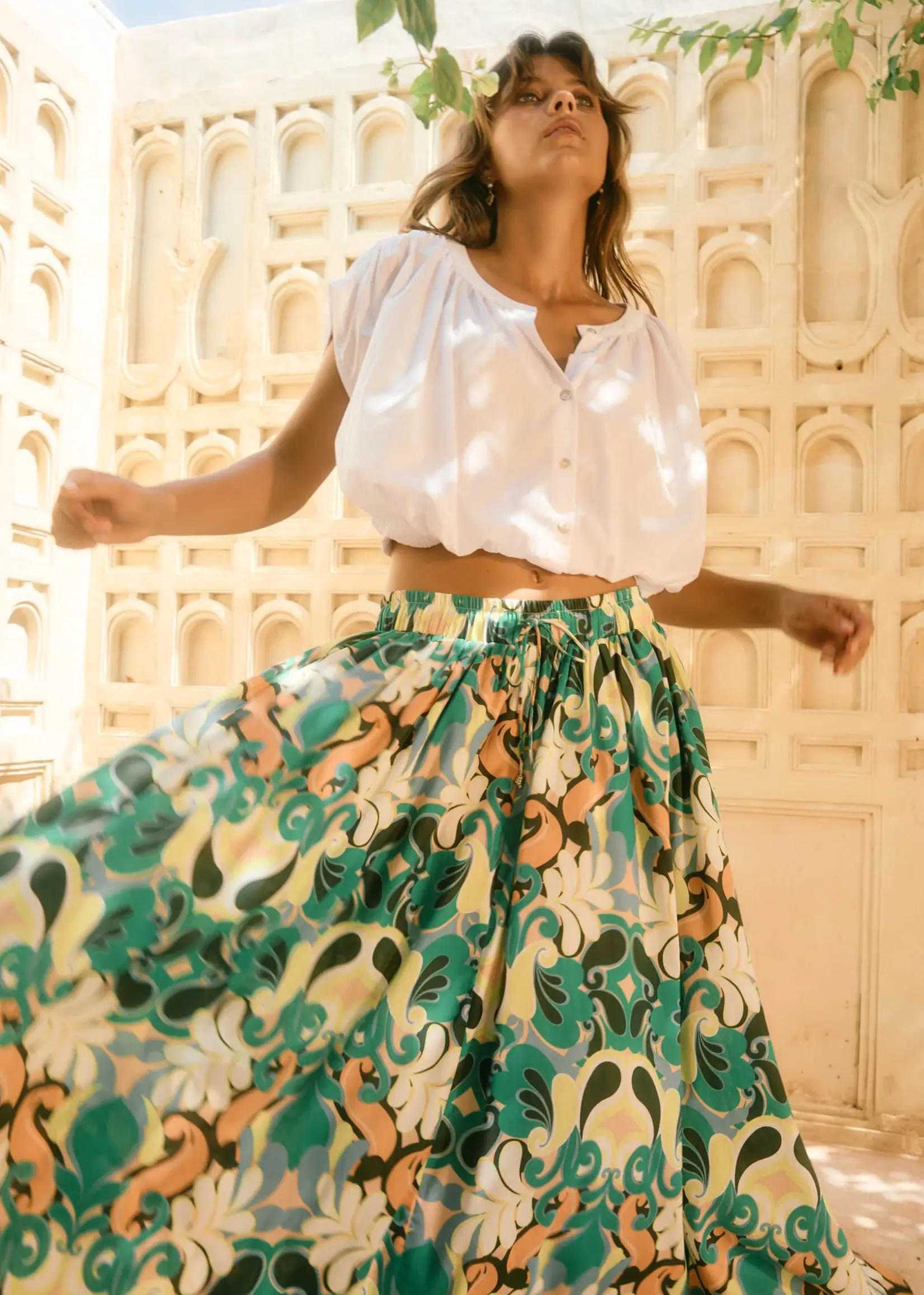 Isle of Mine Aurora Reversible Crop Top - Lotus