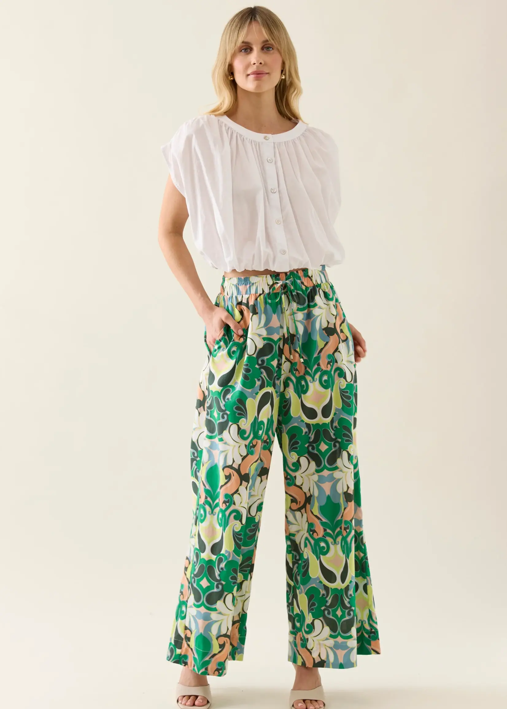 Isle of Mine Aurora Reversible Crop Top - Lotus