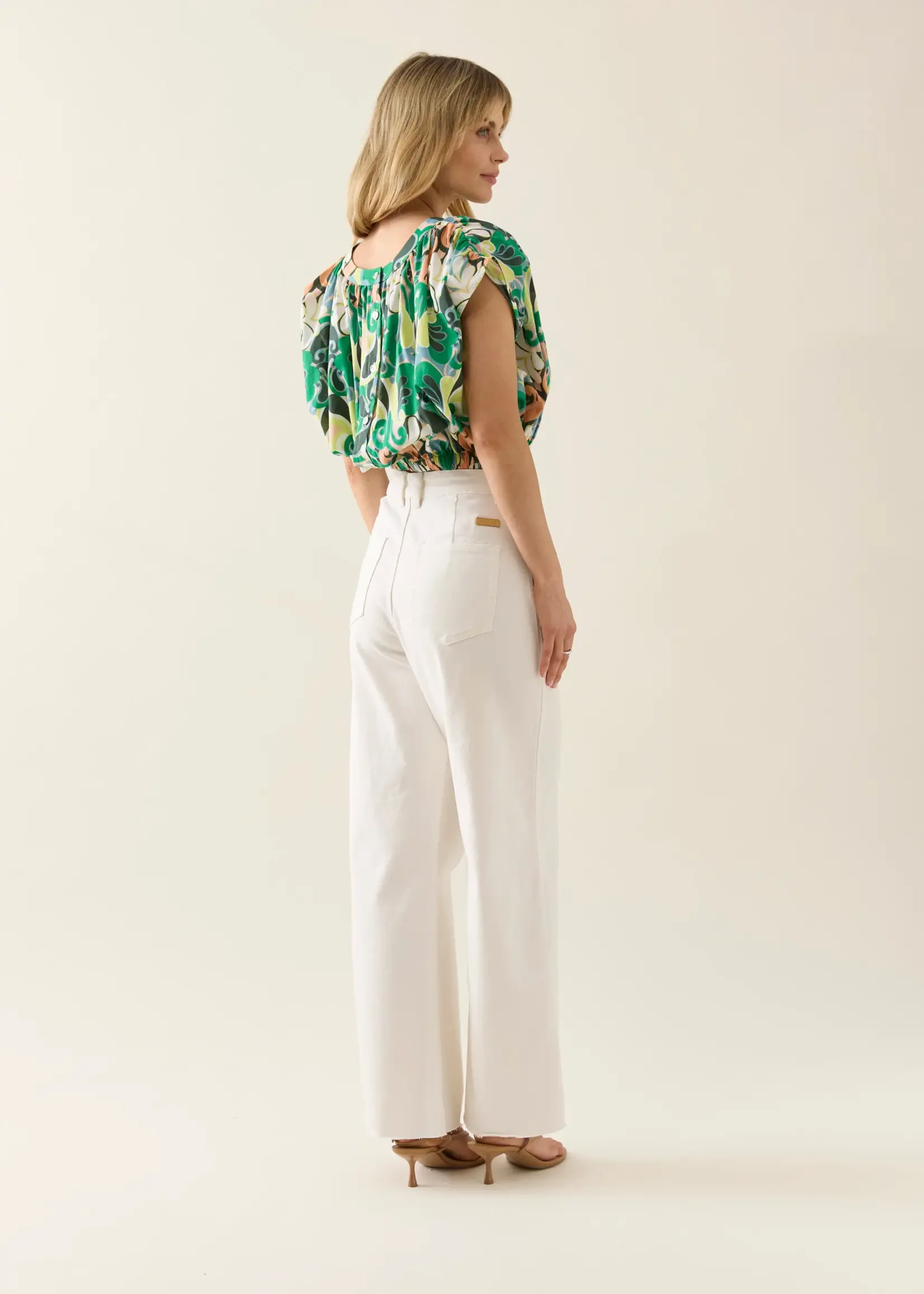 Isle of Mine Aurora Reversible Crop Top - Paisley