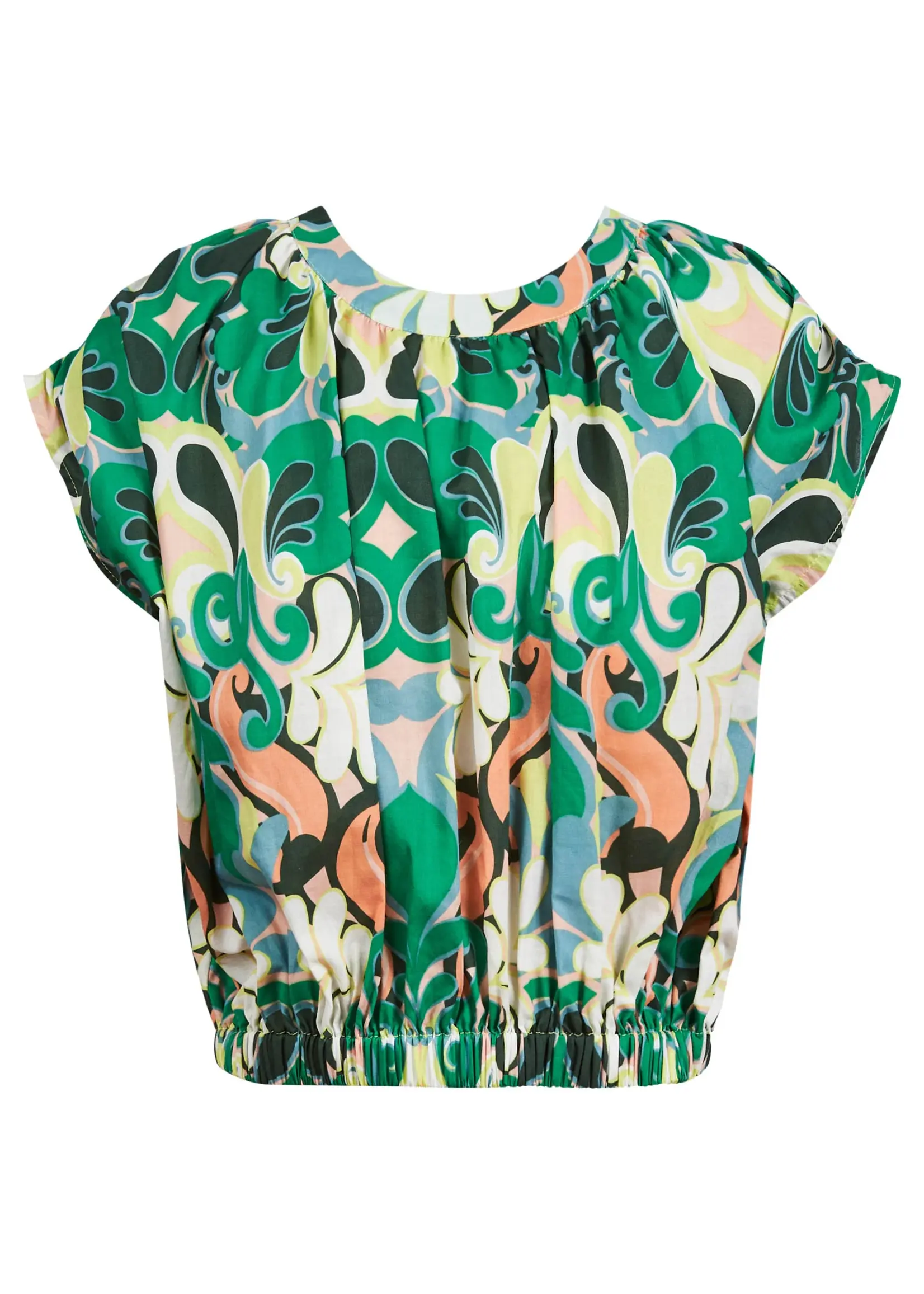 Isle of Mine Aurora Reversible Crop Top - Paisley