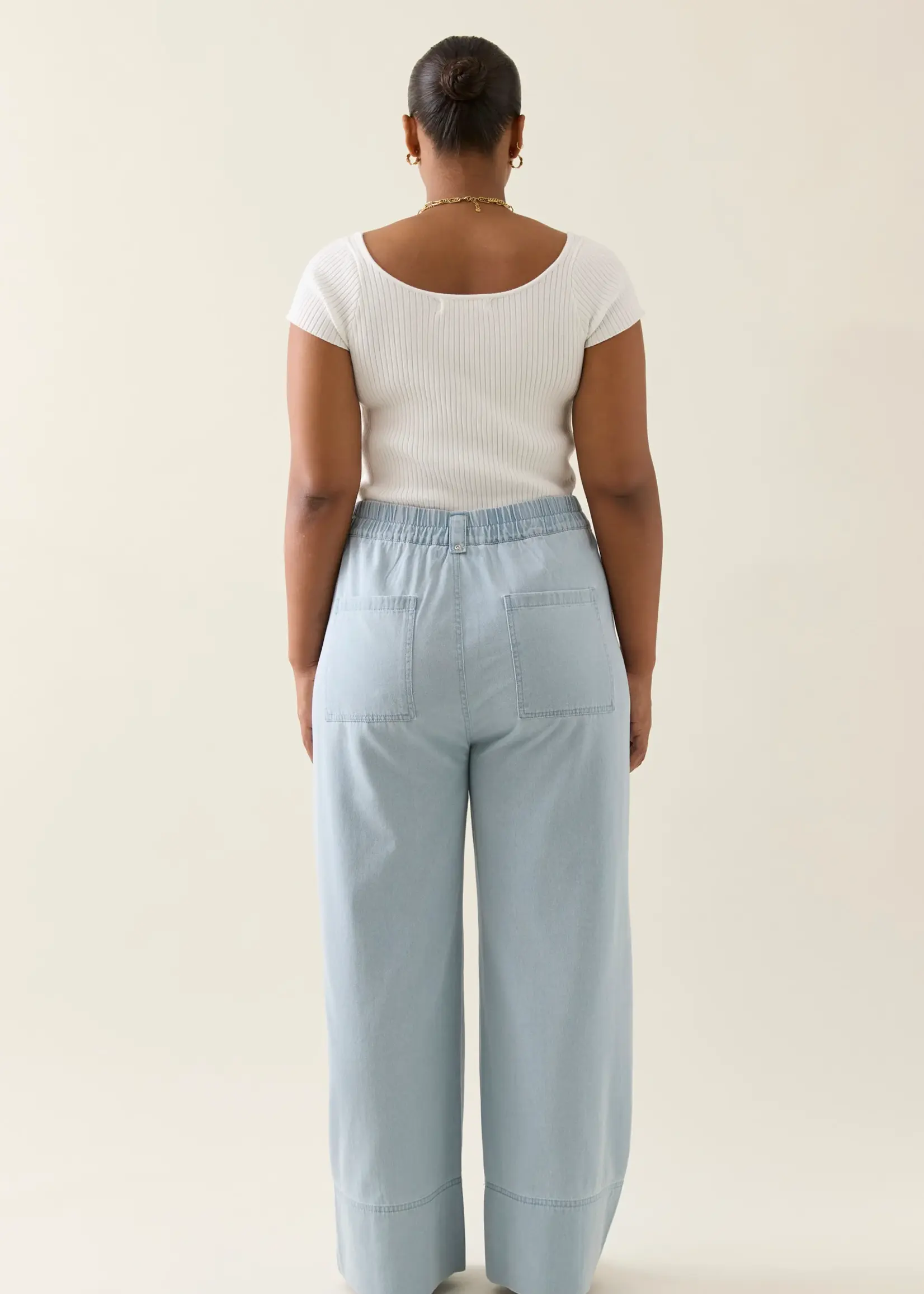 Isle of Mine Sofie Denim Pant - Sky