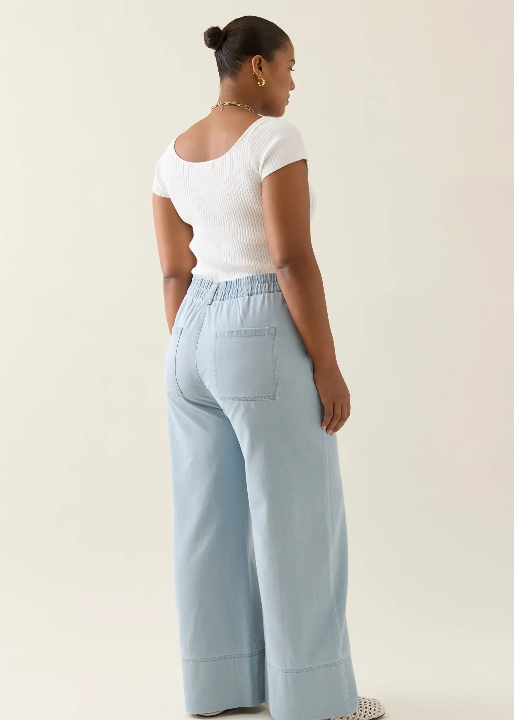 Isle of Mine Sofie Denim Pant - Sky