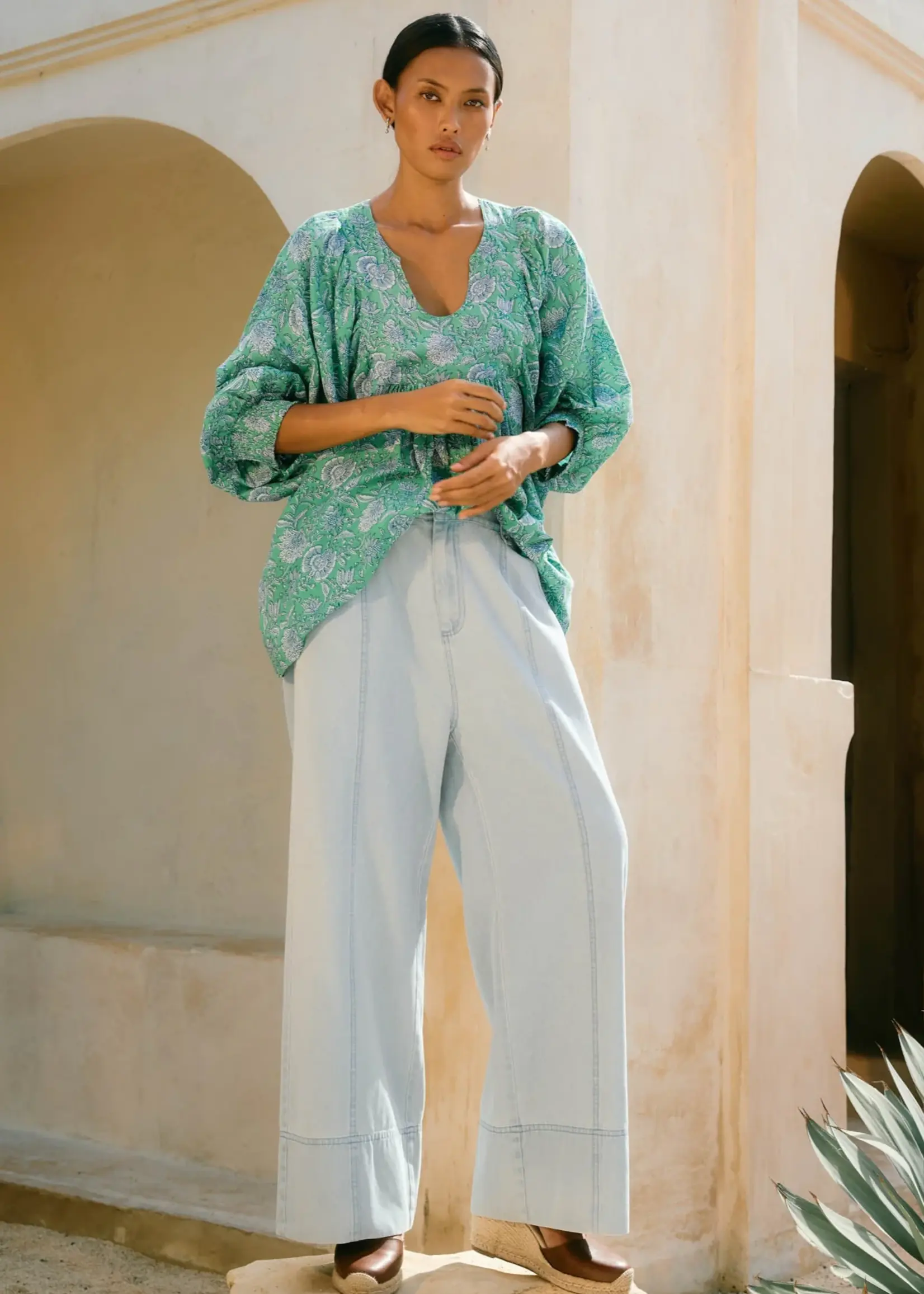 Isle of Mine Sofie Denim Pant - Sky