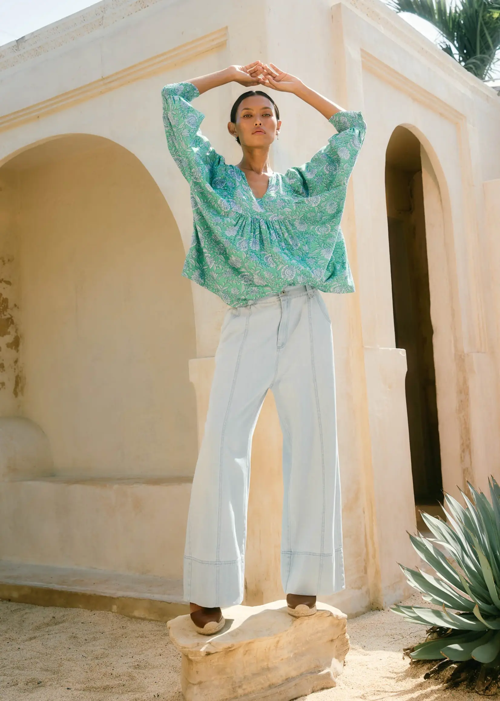 Isle of Mine Sofie Denim Pant - Sky