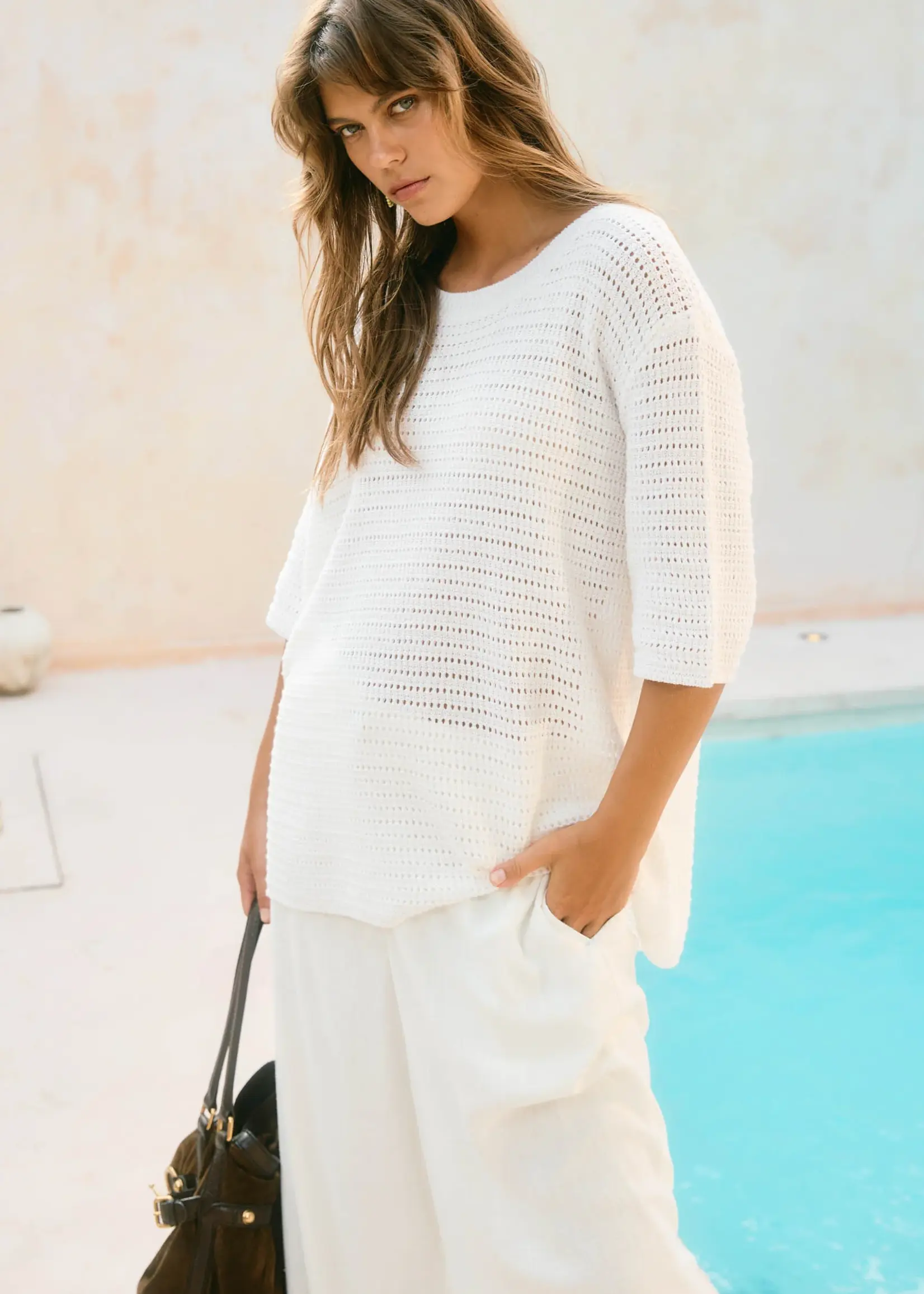 Isle of Mine Sylvie Knit T Shirt - Lotus