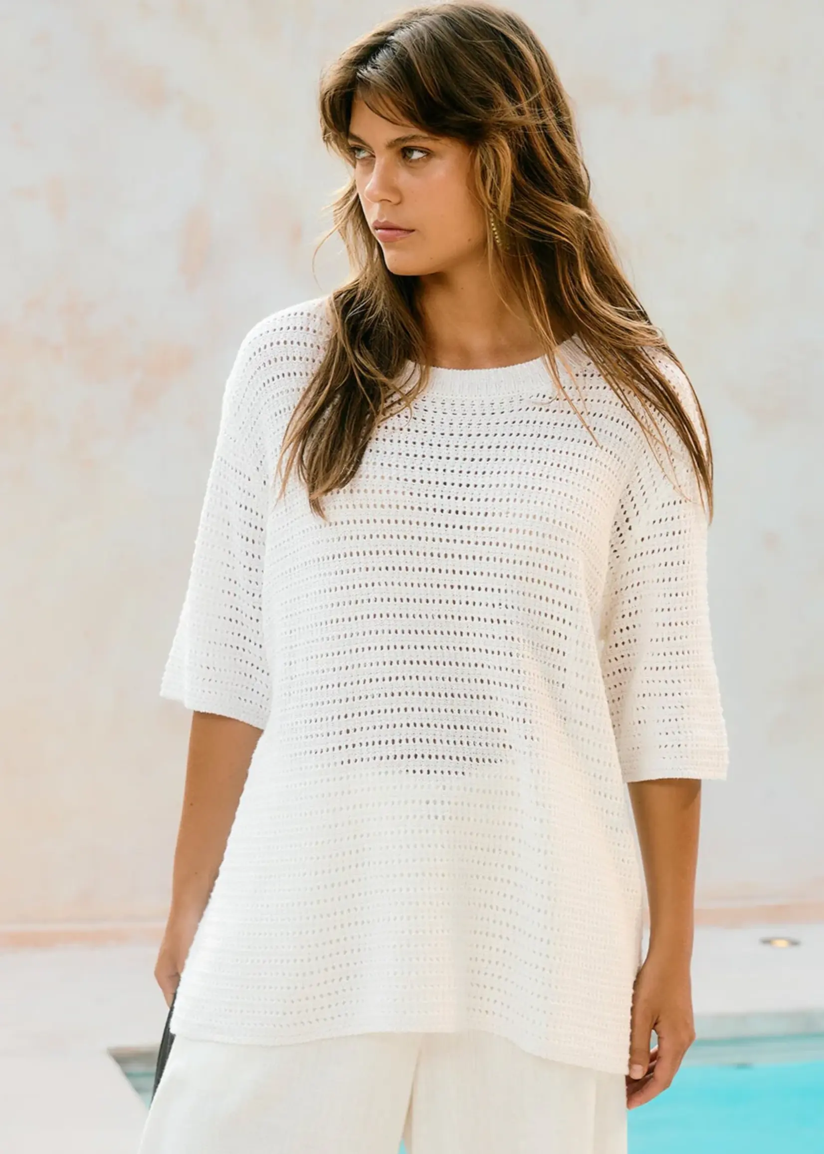 Isle of Mine Sylvie Knit T Shirt - Lotus