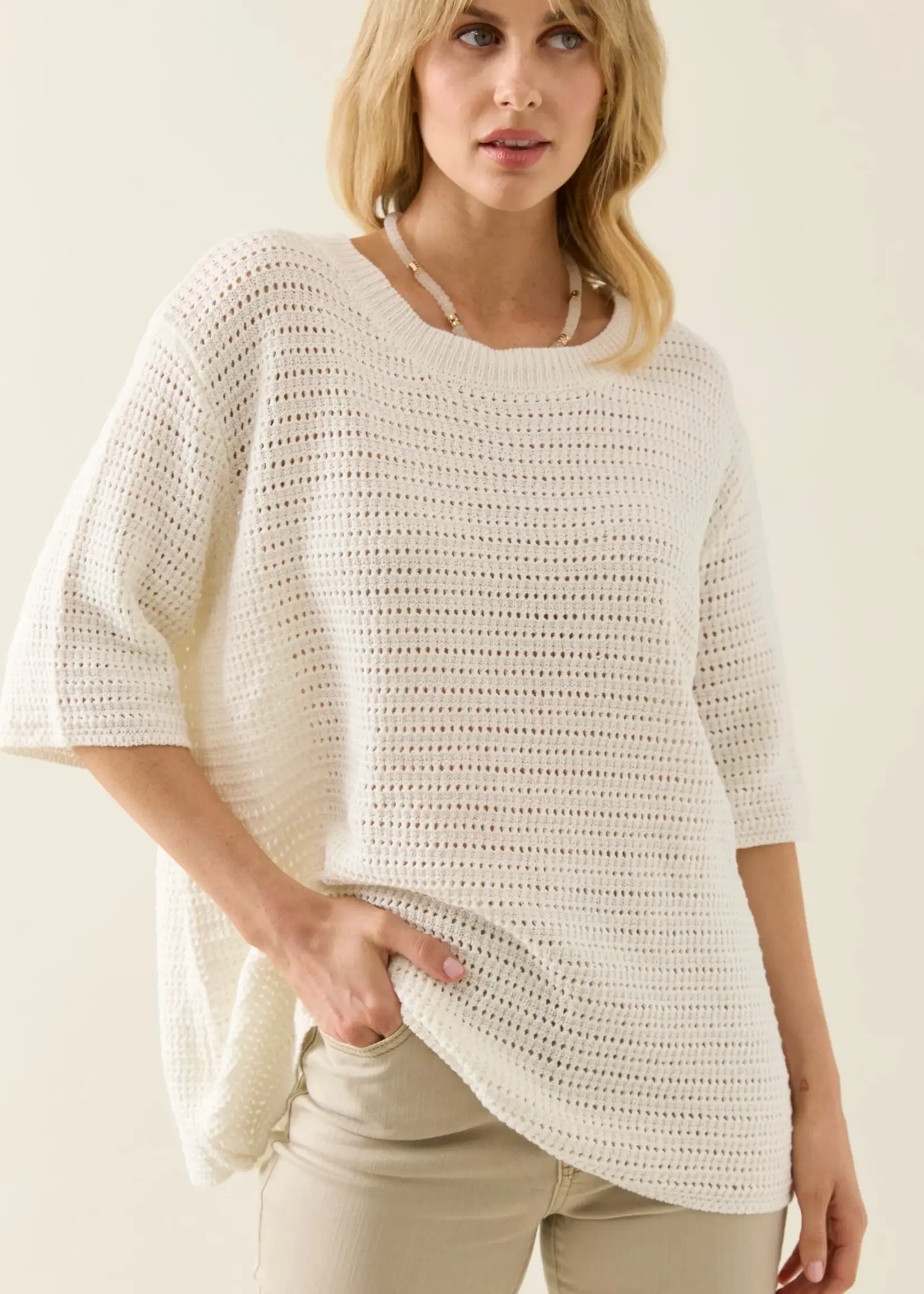 Isle of Mine Sylvie Knit T Shirt - Lotus