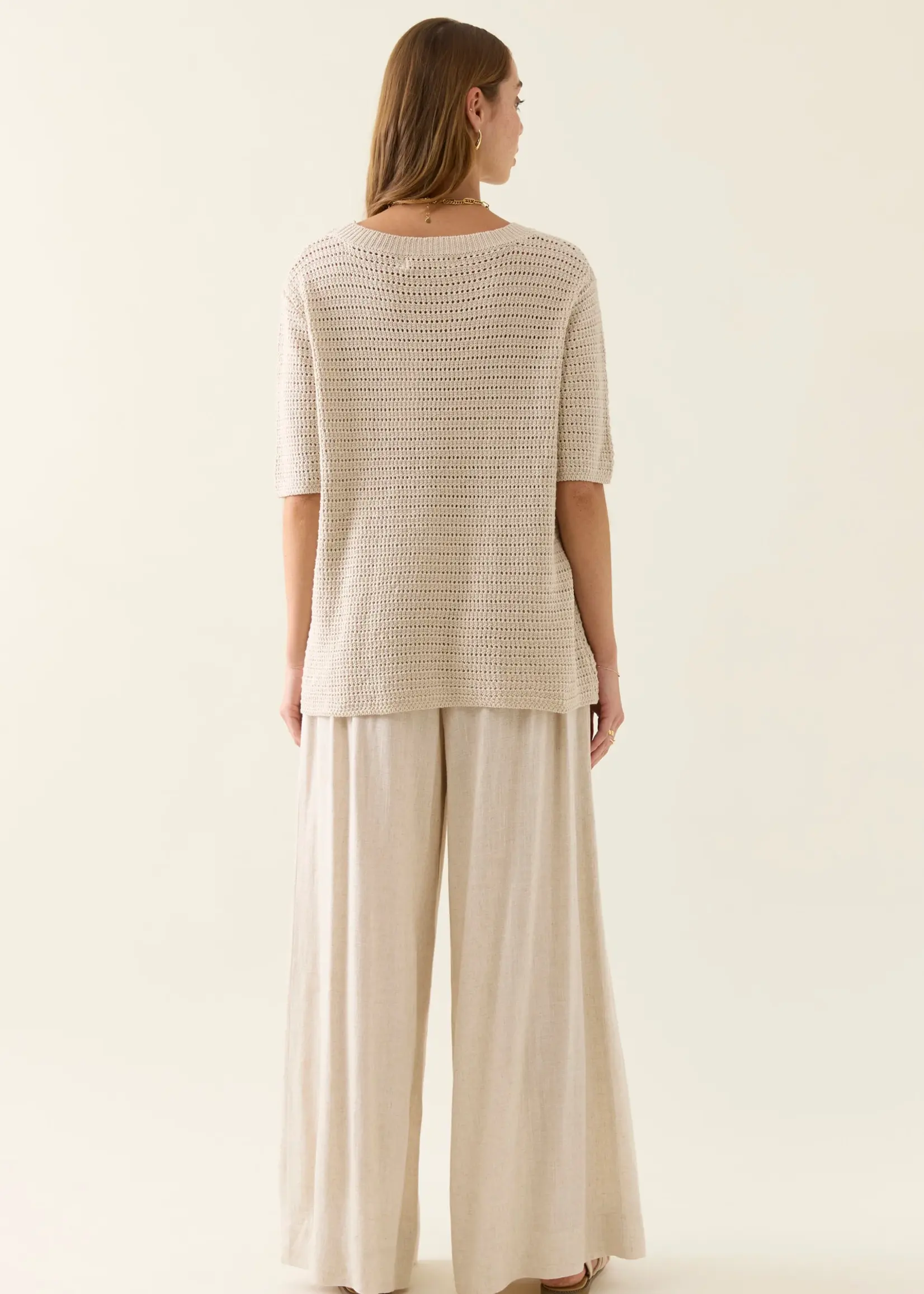 Isle of Mine Sylvie Knit T Shirt - Canvas