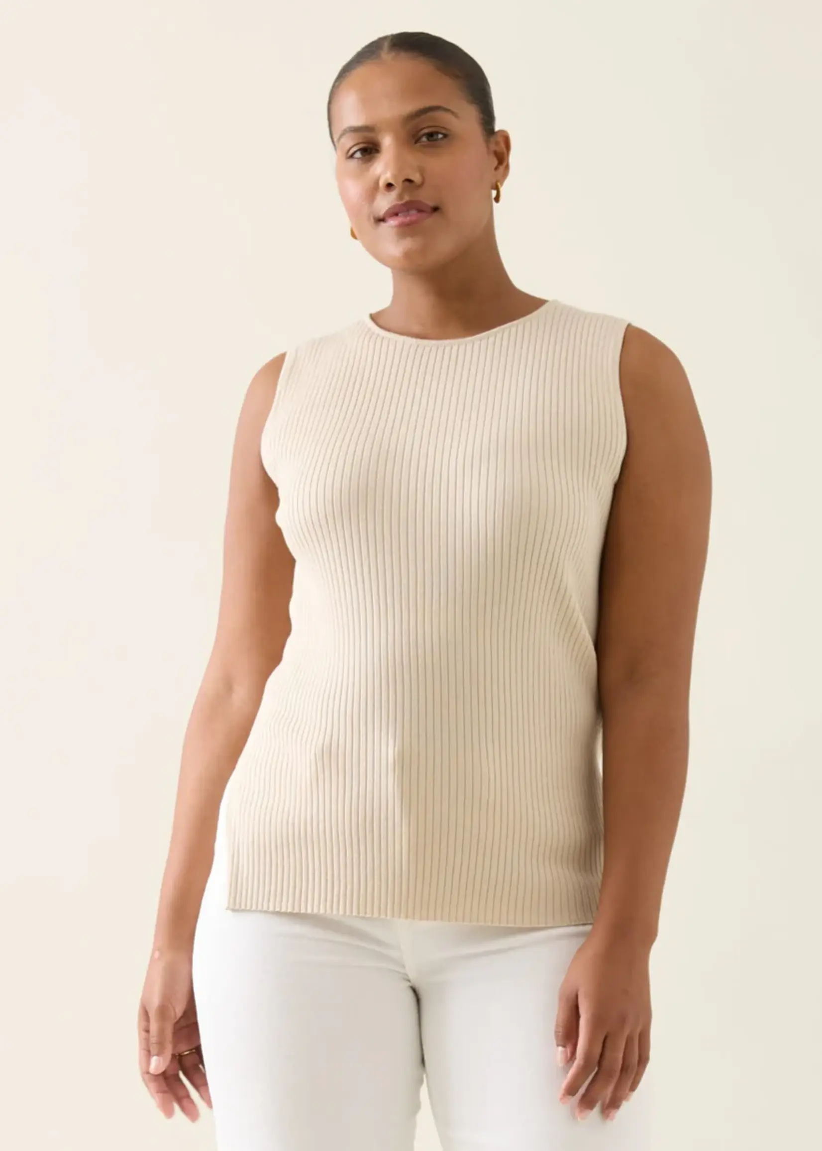 Isle of Mine Adele Split Tank - Canvas