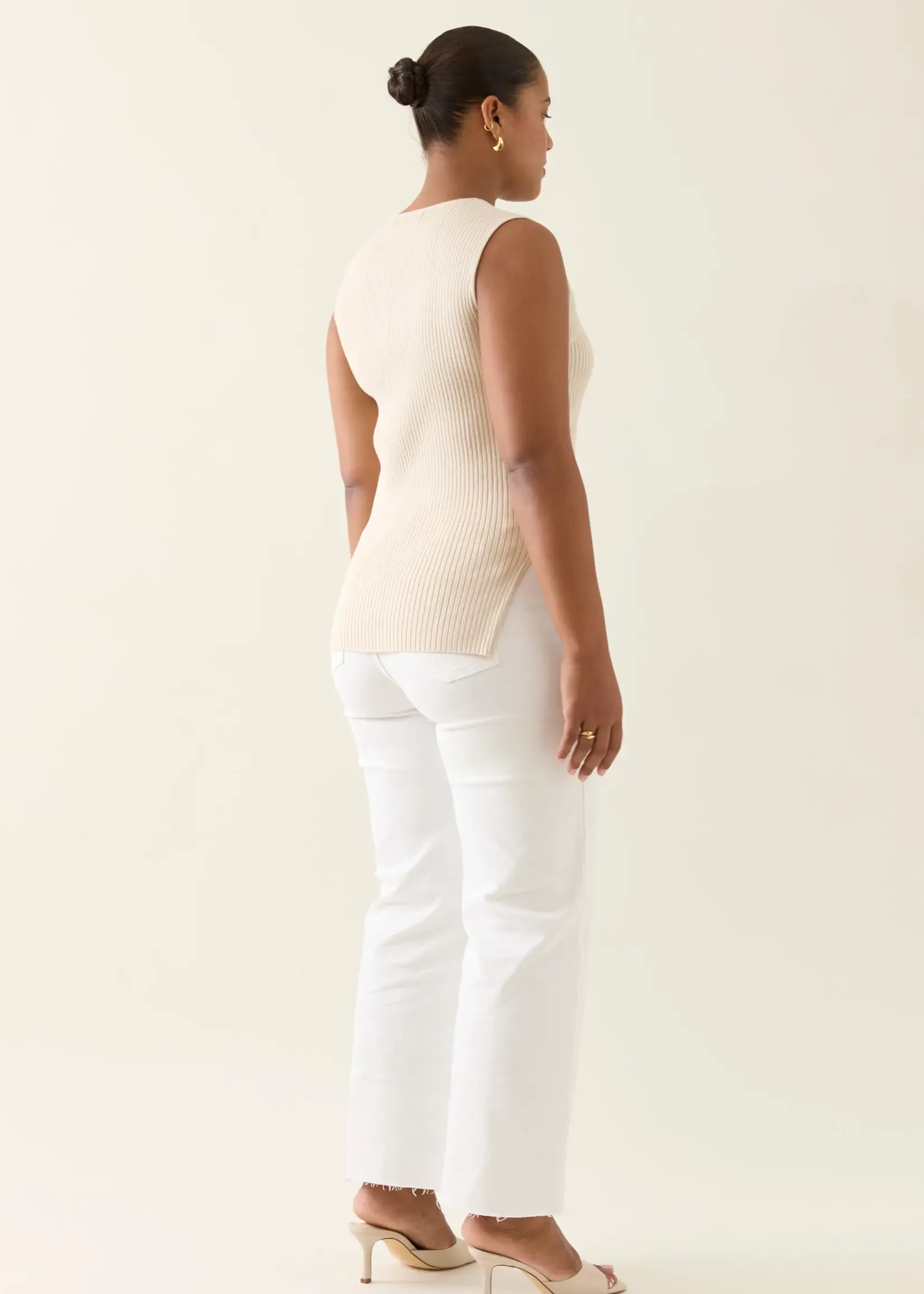 Isle of Mine Adele Split Tank - Canvas