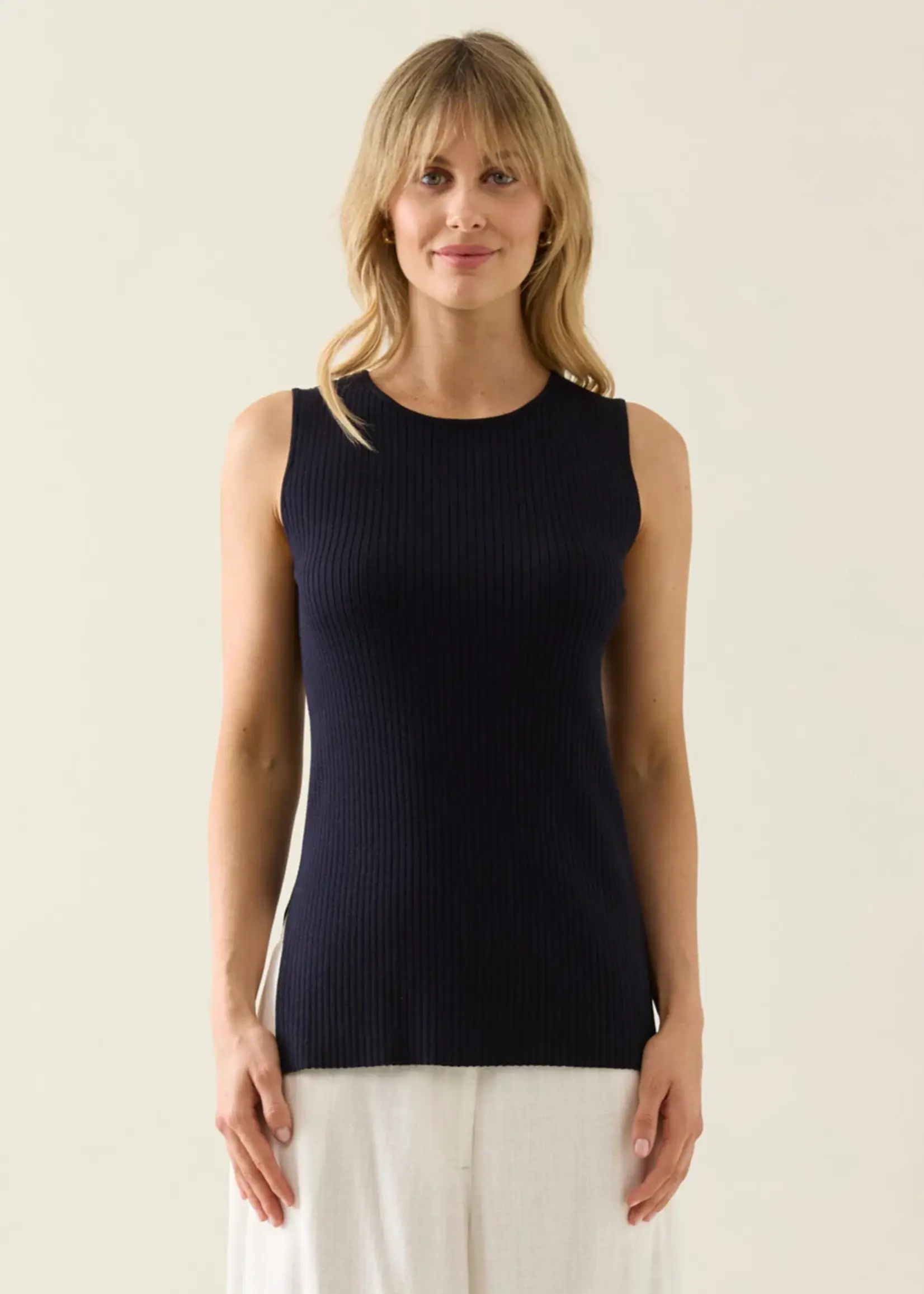 Isle of Mine Adele Split Tank - Navy