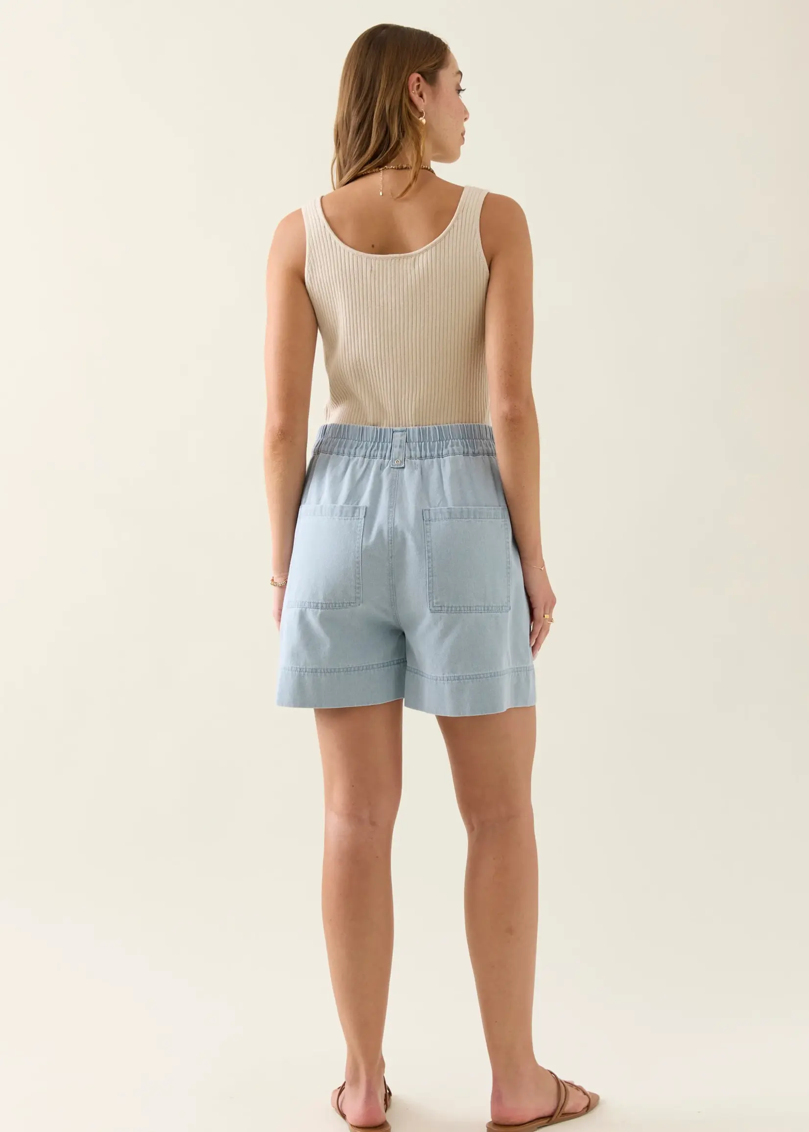 Isle of Mine Sofie Denim Short - Sky