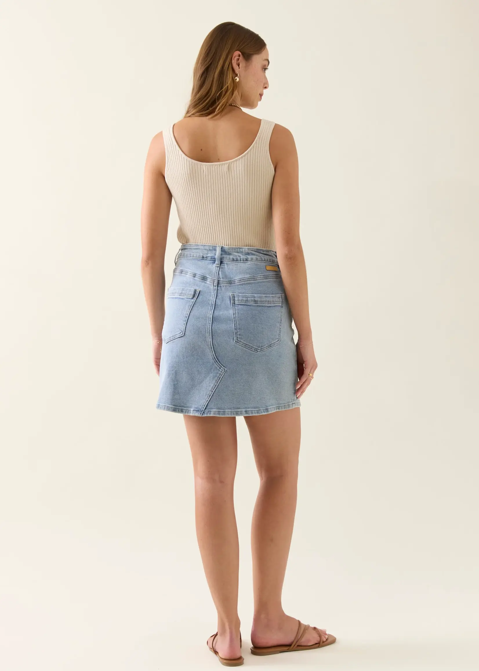 Isle of Mine Margot Denim Skirt - Stellar