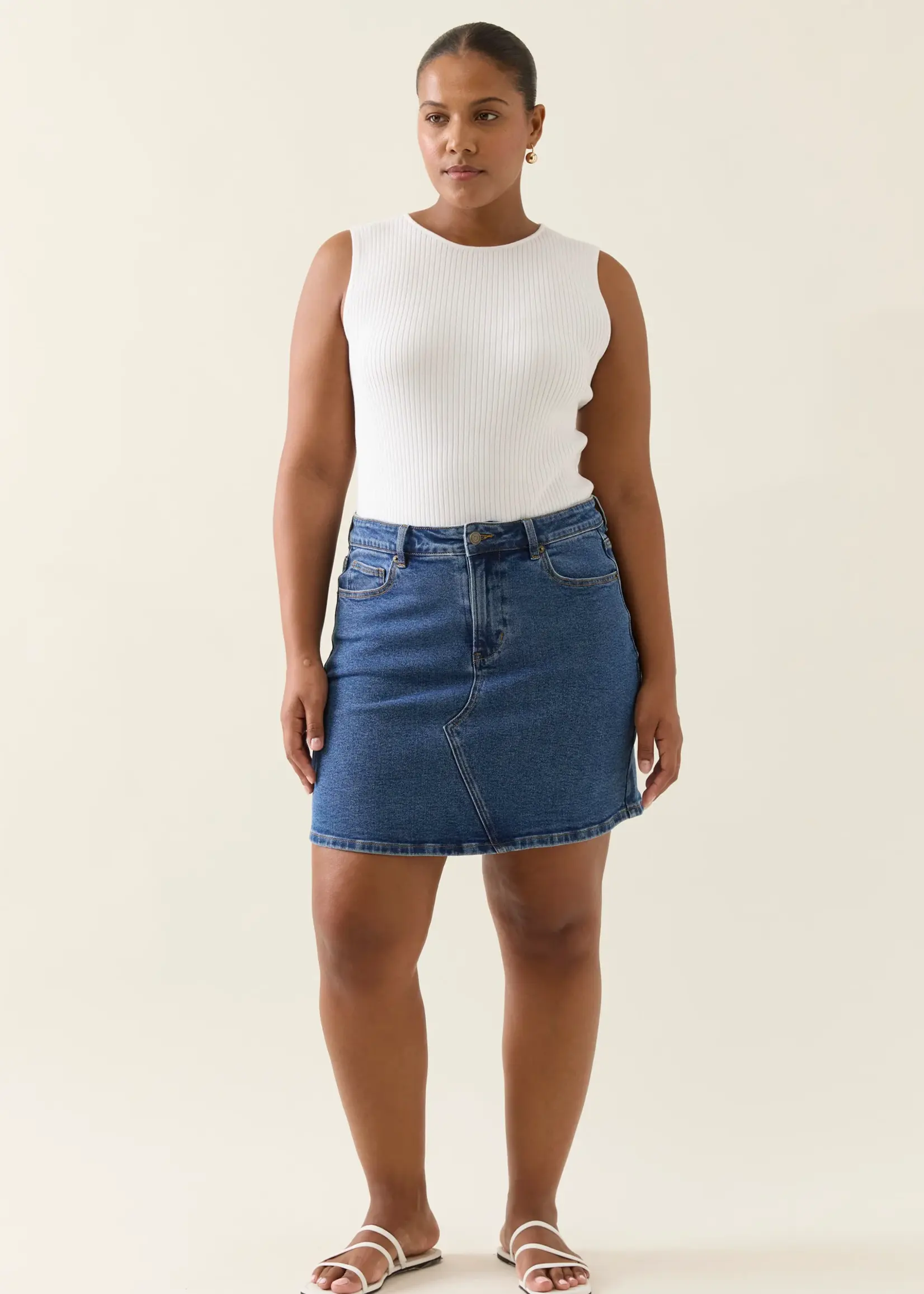 Isle of Mine Margot Denim Skirt - Denim