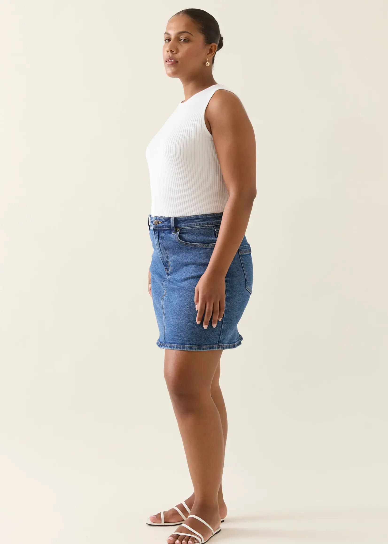 Isle of Mine Margot Denim Skirt - Denim