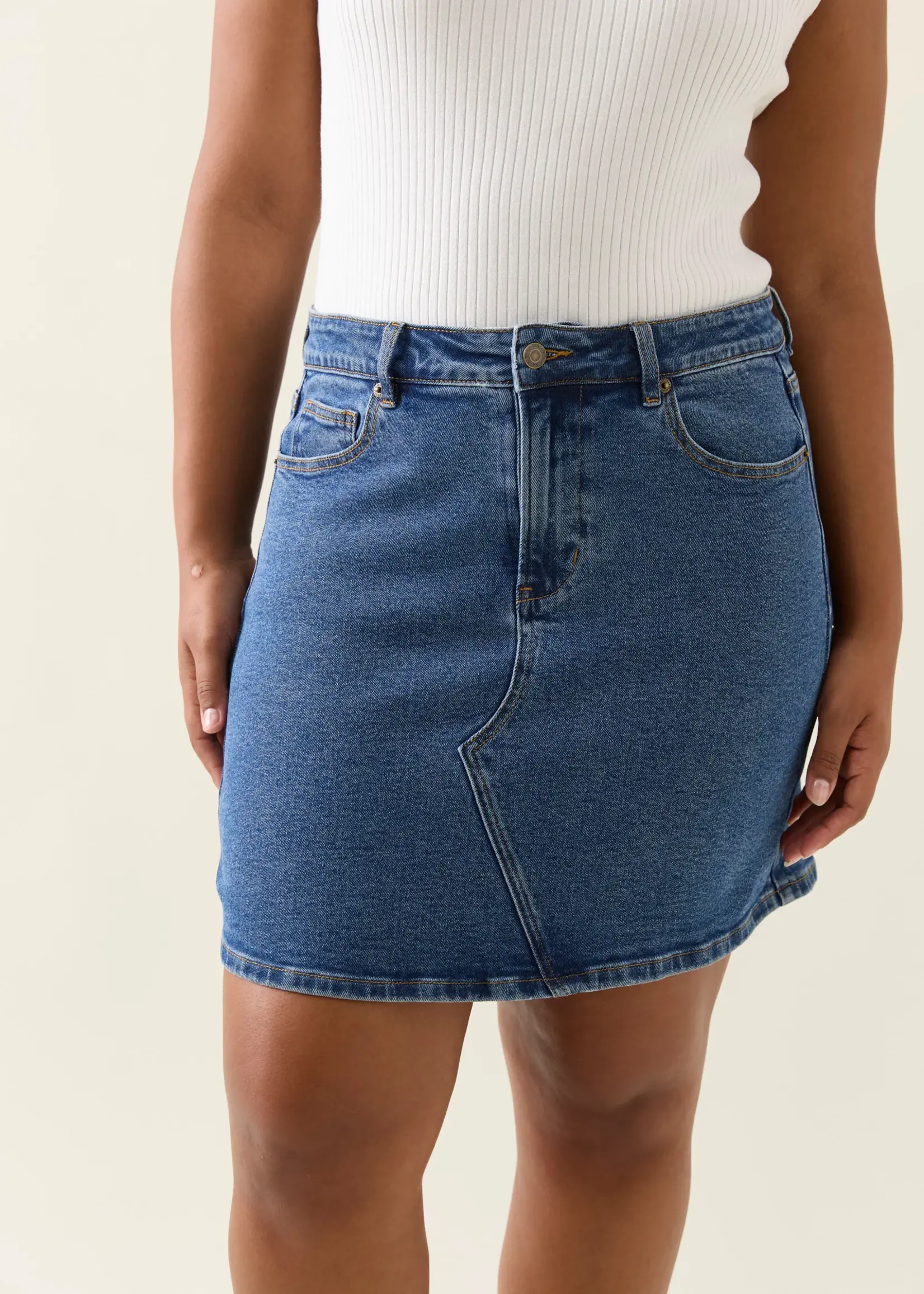 Isle of Mine Margot Denim Skirt - Denim
