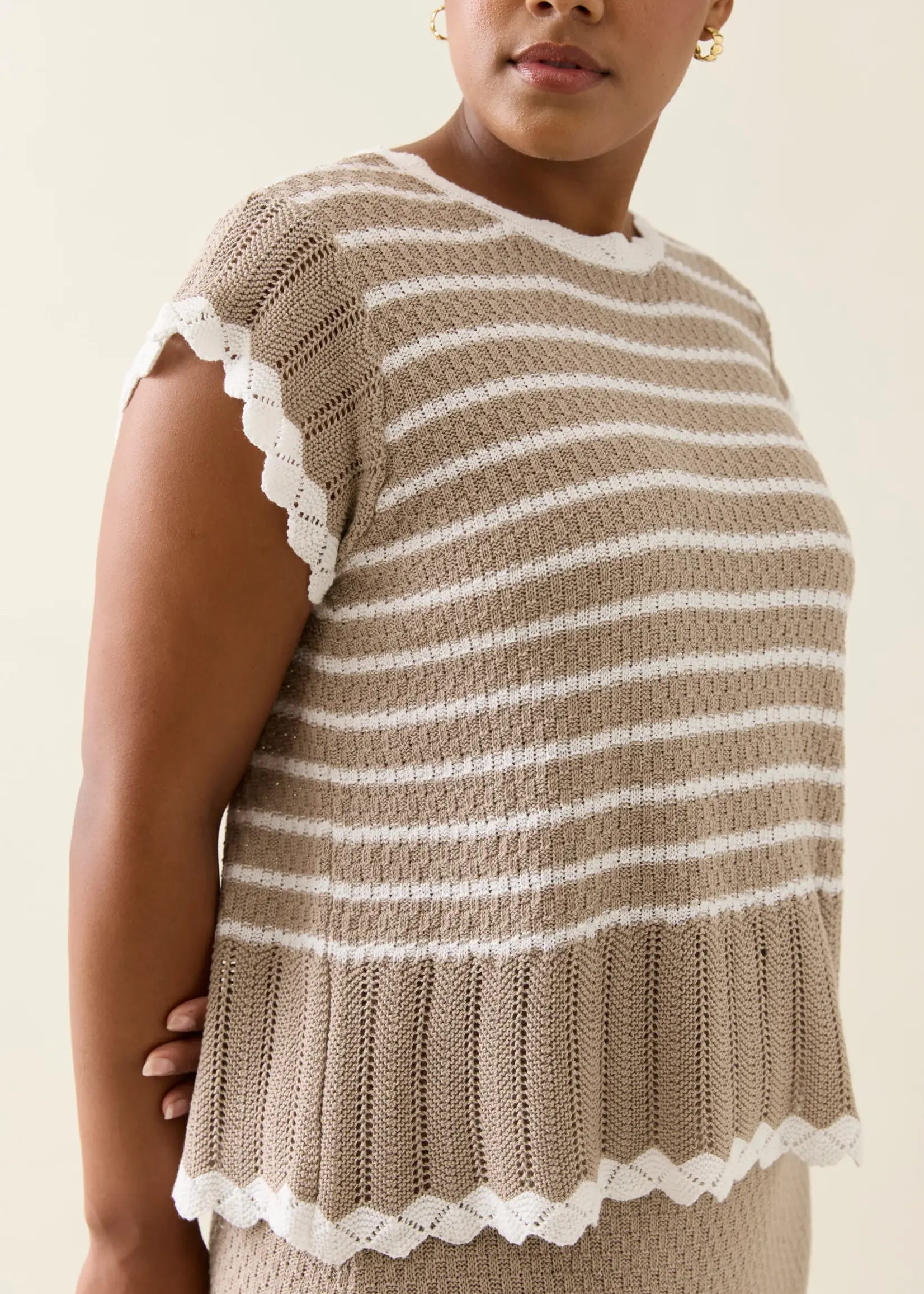 Isle of Mine Ida Knit Top - Canvas