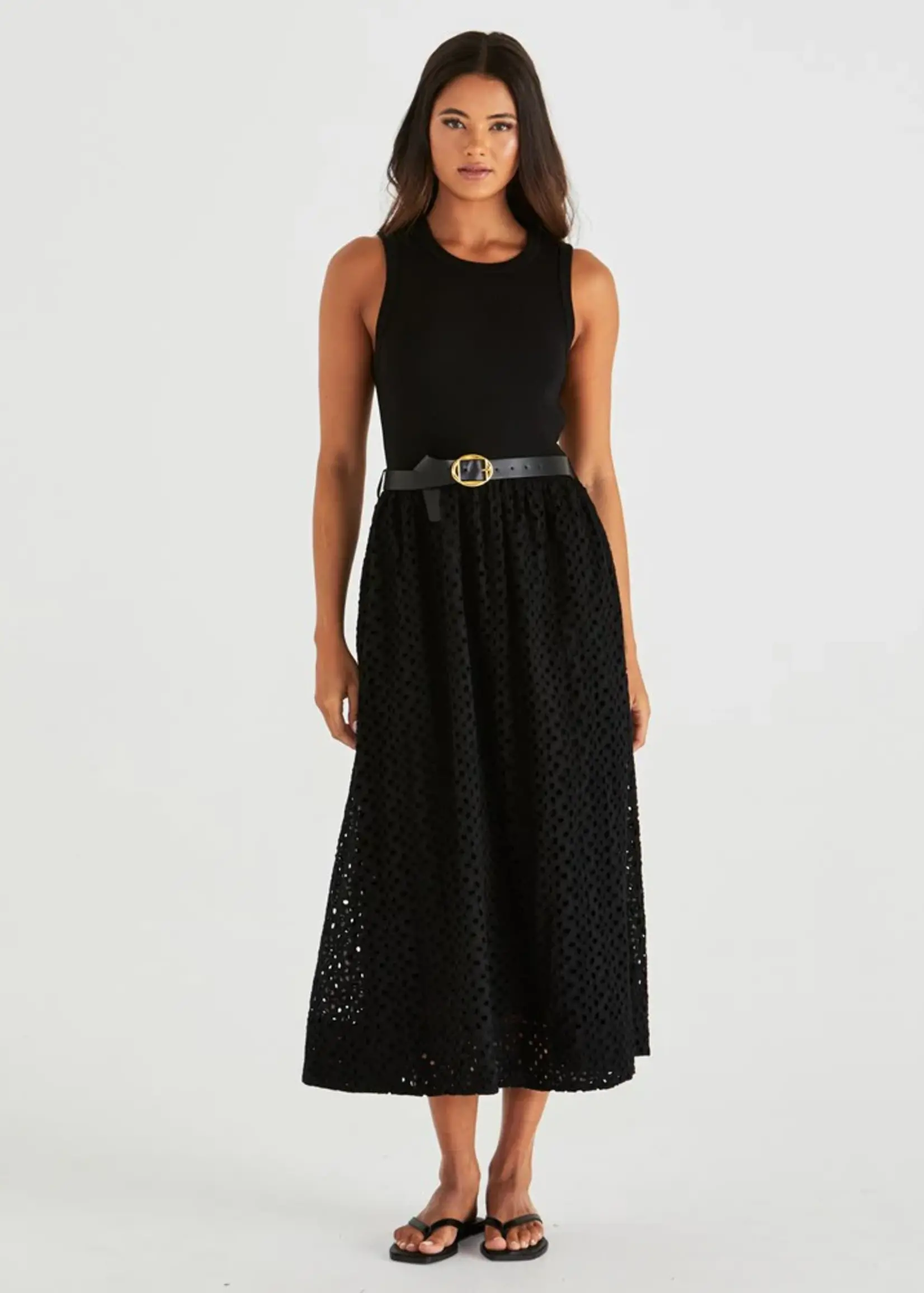 Sass Pattie Dress - Black