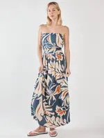 Sass Jana Strapless Dress - Wild Orchid