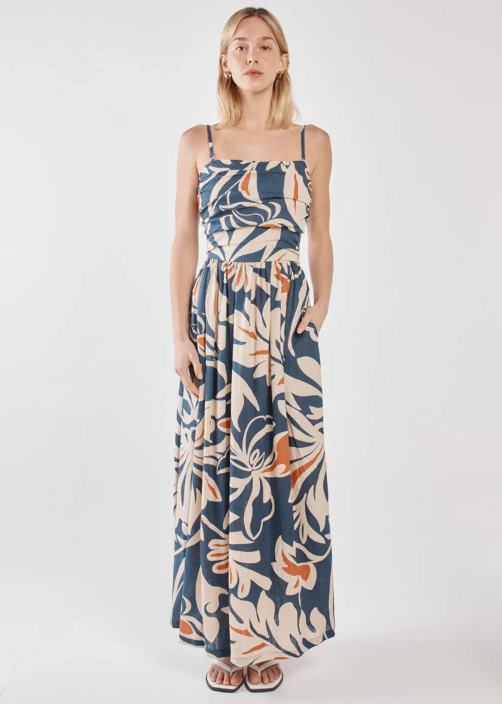 Sass Jana Strapless Dress - Wild Orchid