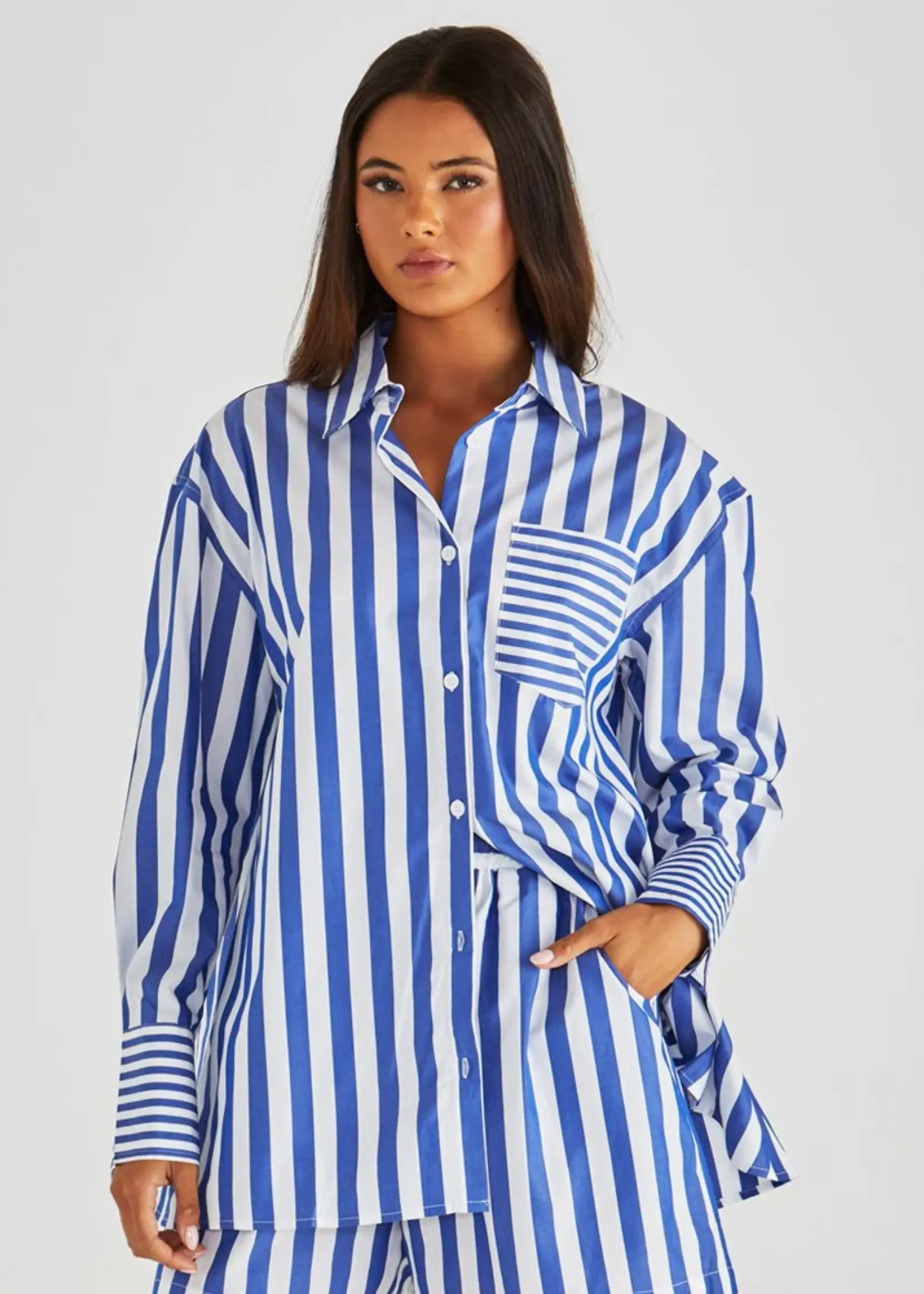 Brynne Shirt - Blue Stripe