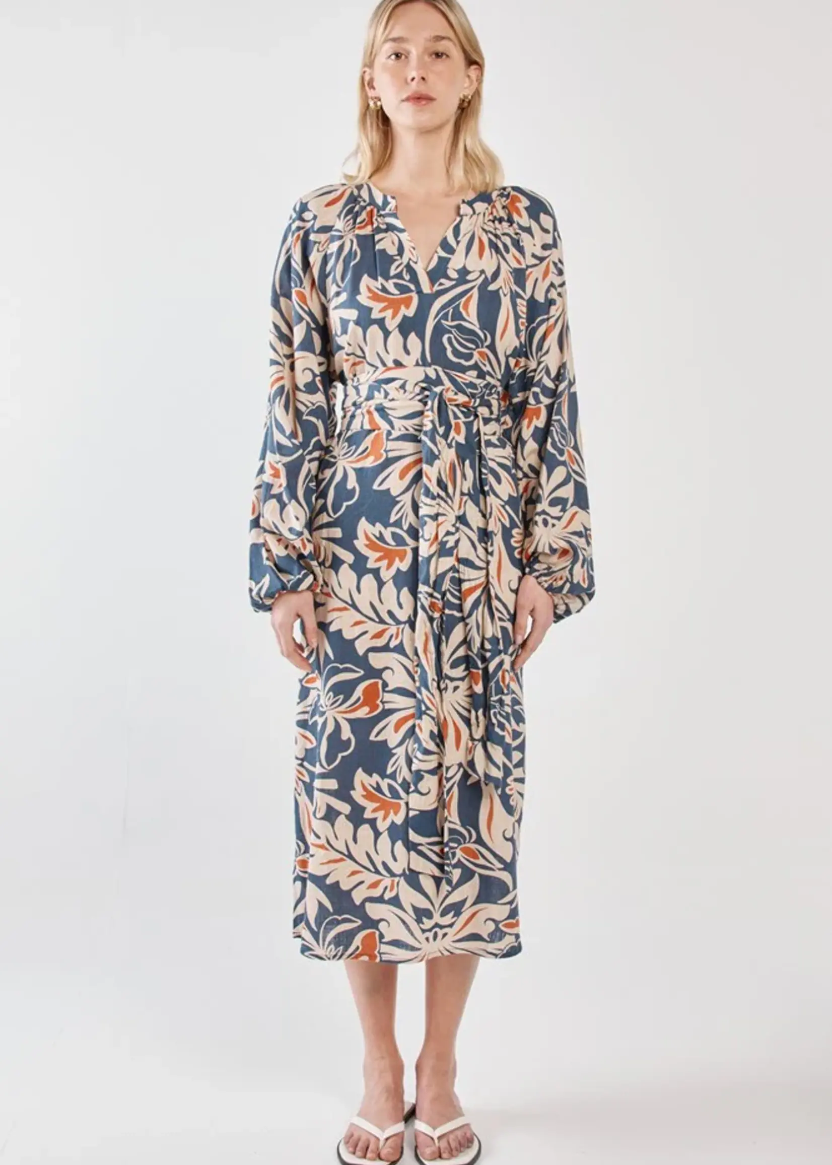 Sass Jana Obi Belt Dress - Wild Orchid