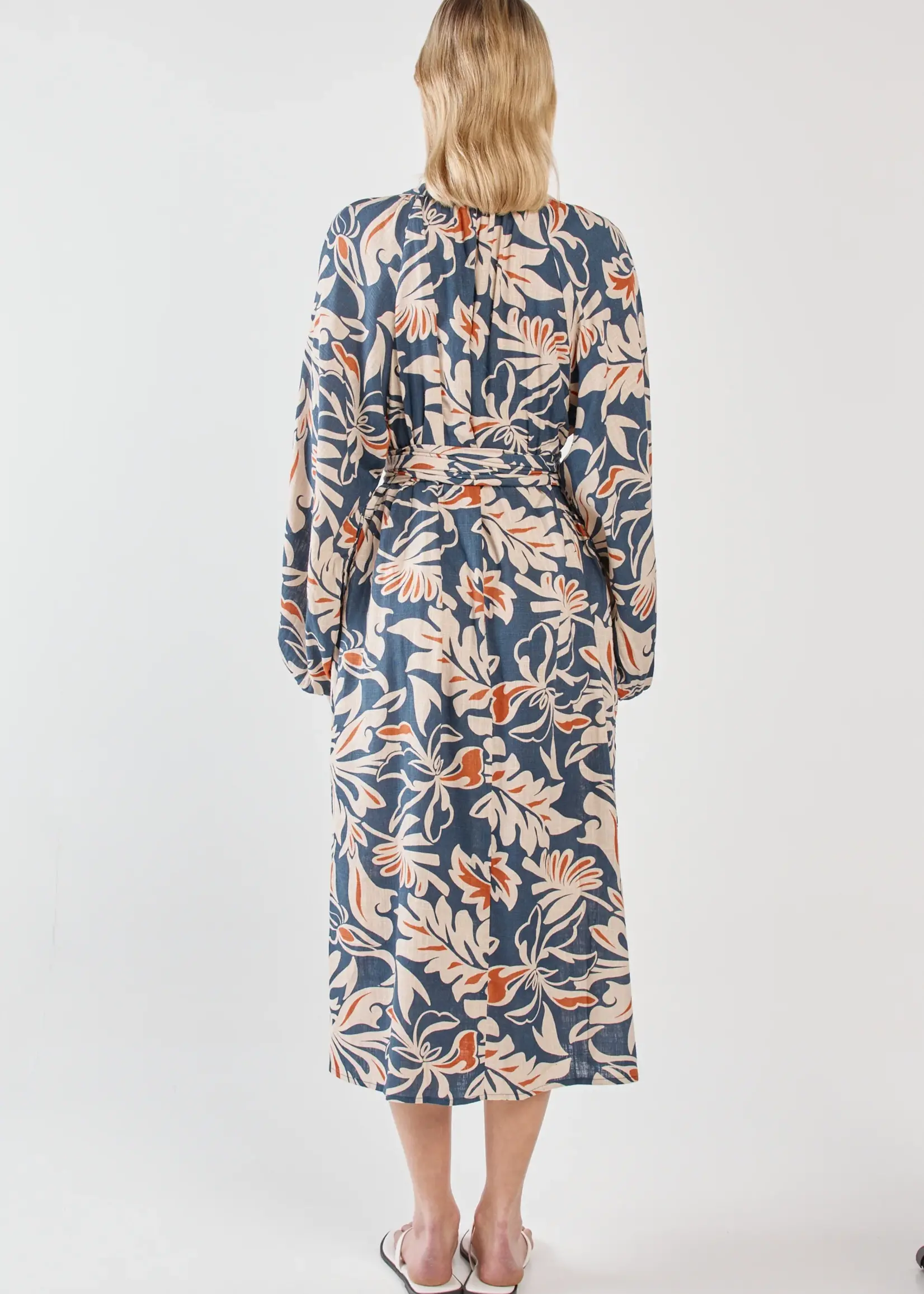 Sass Jana Obi Belt Dress - Wild Orchid