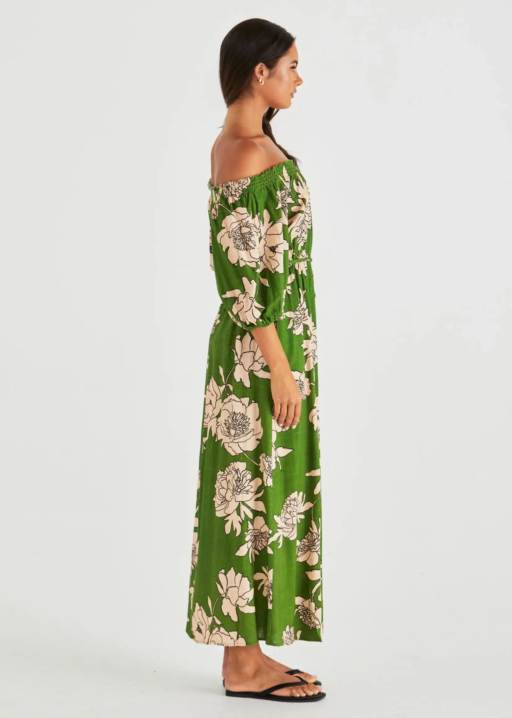 Sass Antonie Off Shoulder Dress - Moonflower