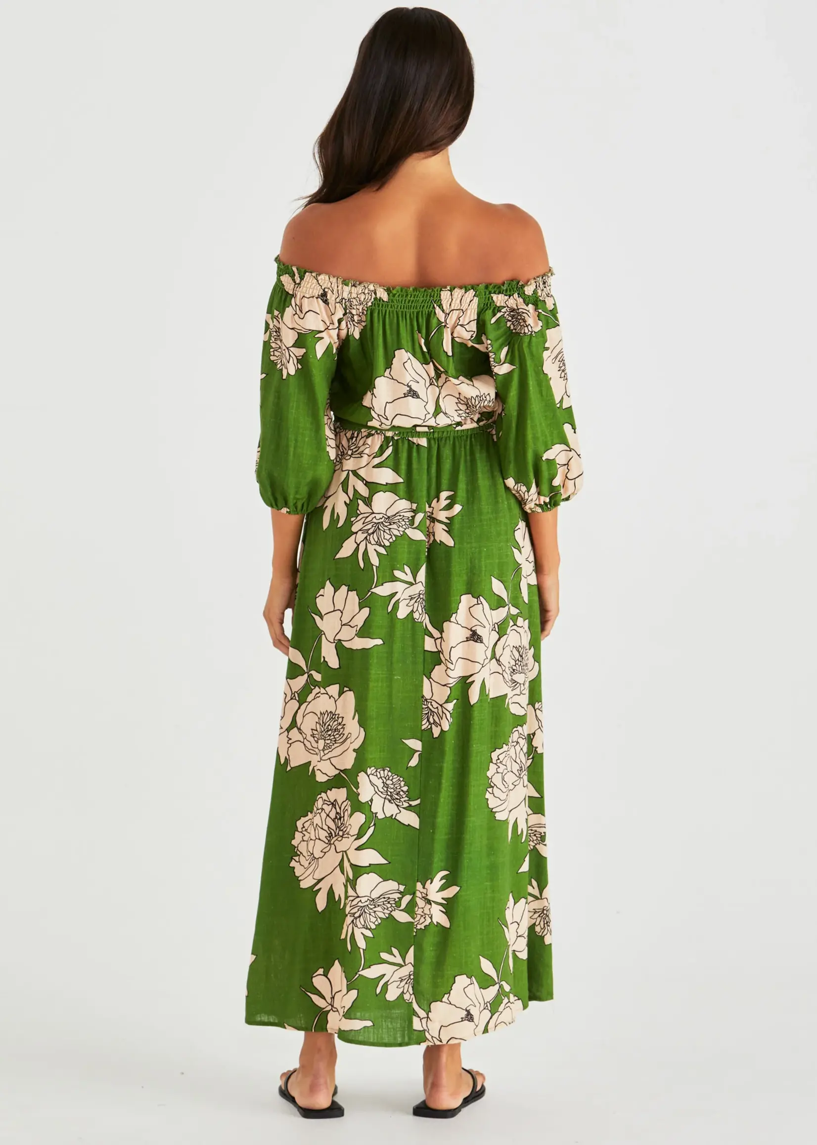Sass Antonie Off Shoulder Dress - Moonflower